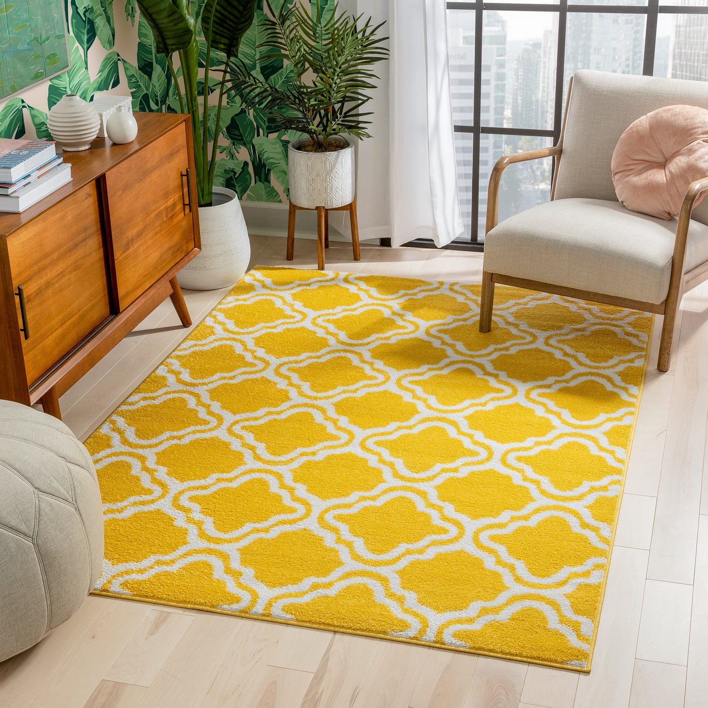 Starbright Calipso Yellow Kids Rug 0941