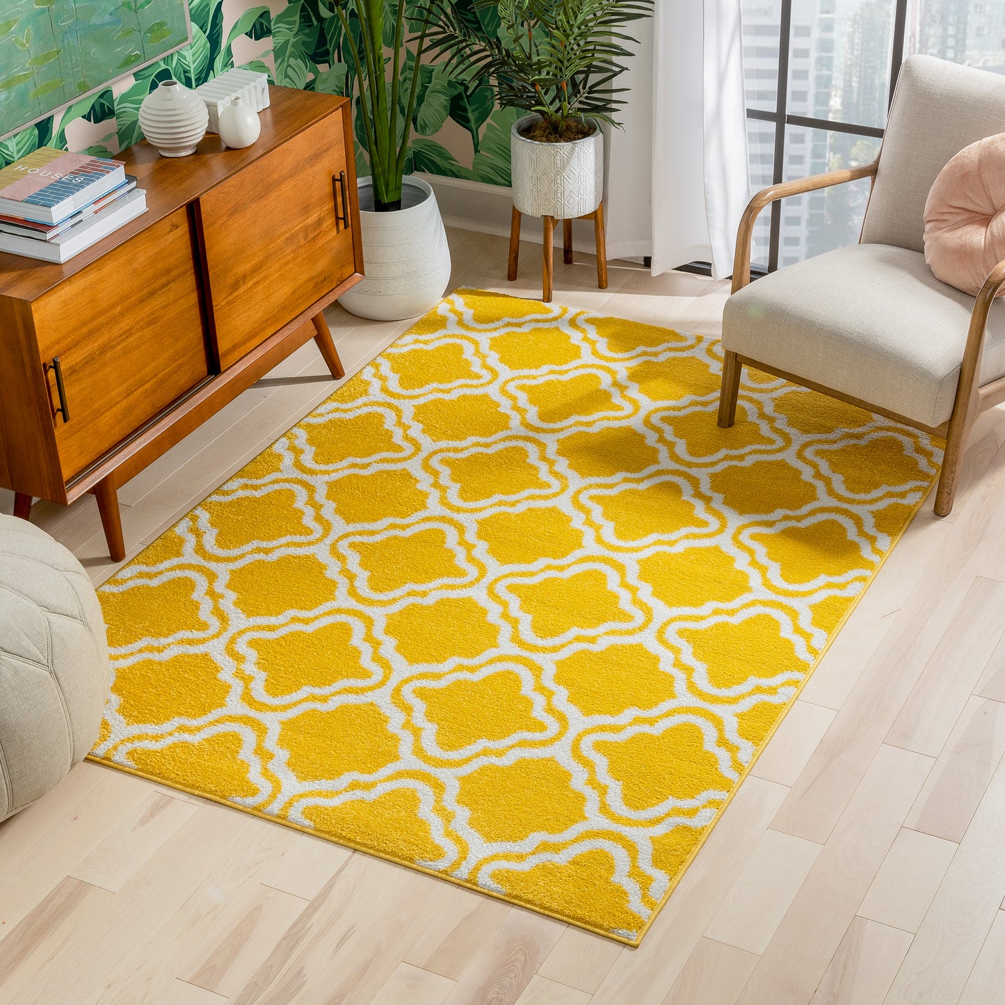 Starbright Calipso Yellow Kids Rug 0941
