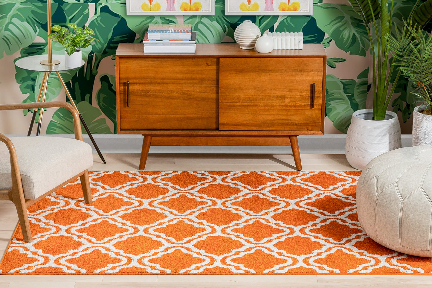 Starbright Calipso Orange Kids Rug 0949