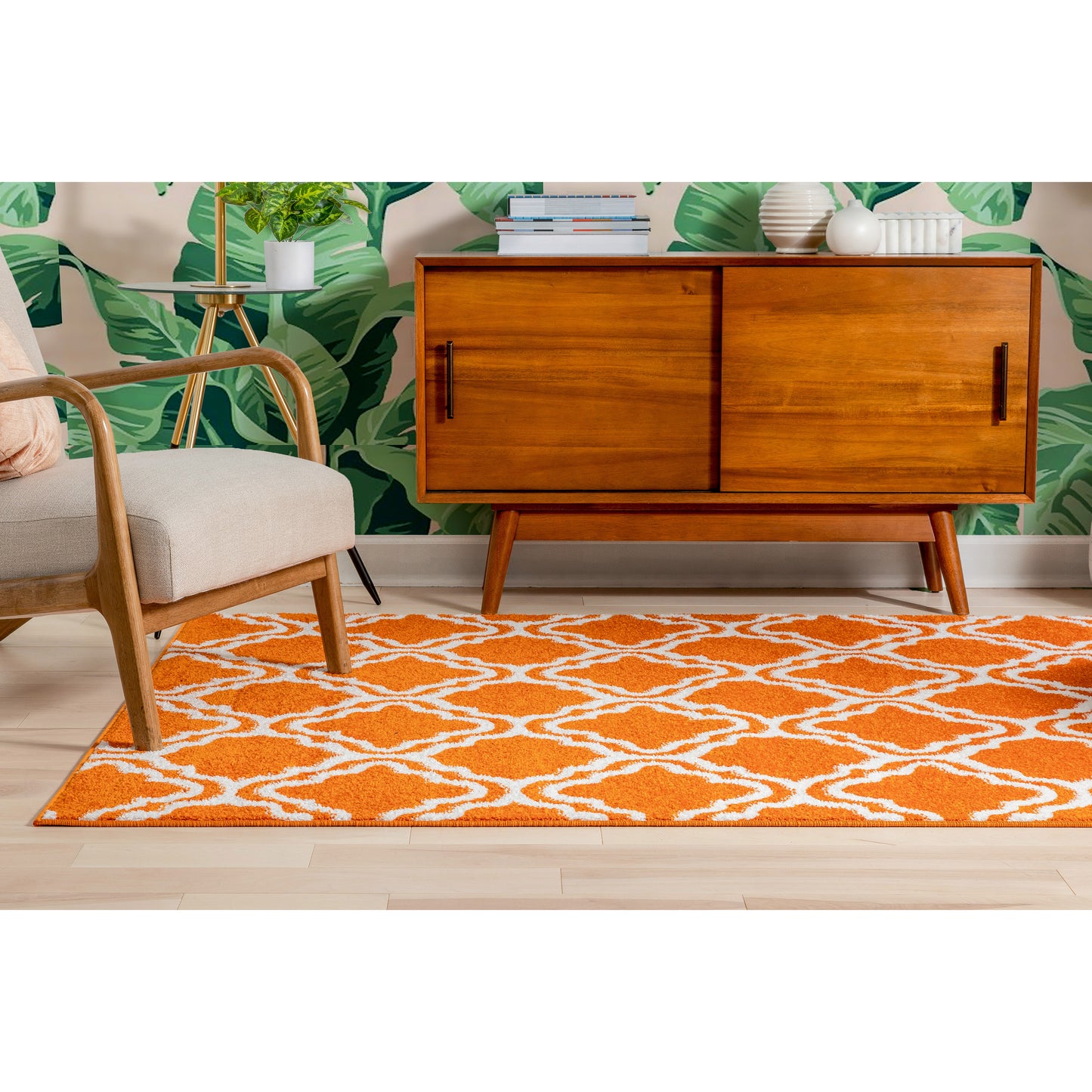 Starbright Calipso Orange Kids Rug 0949
