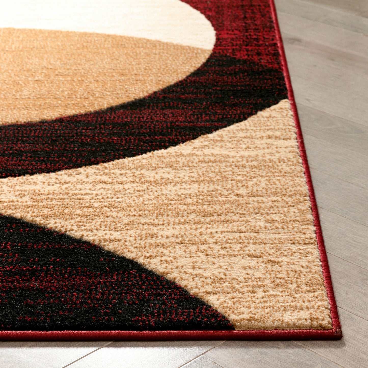 Bingo Red Modern Rug 1940