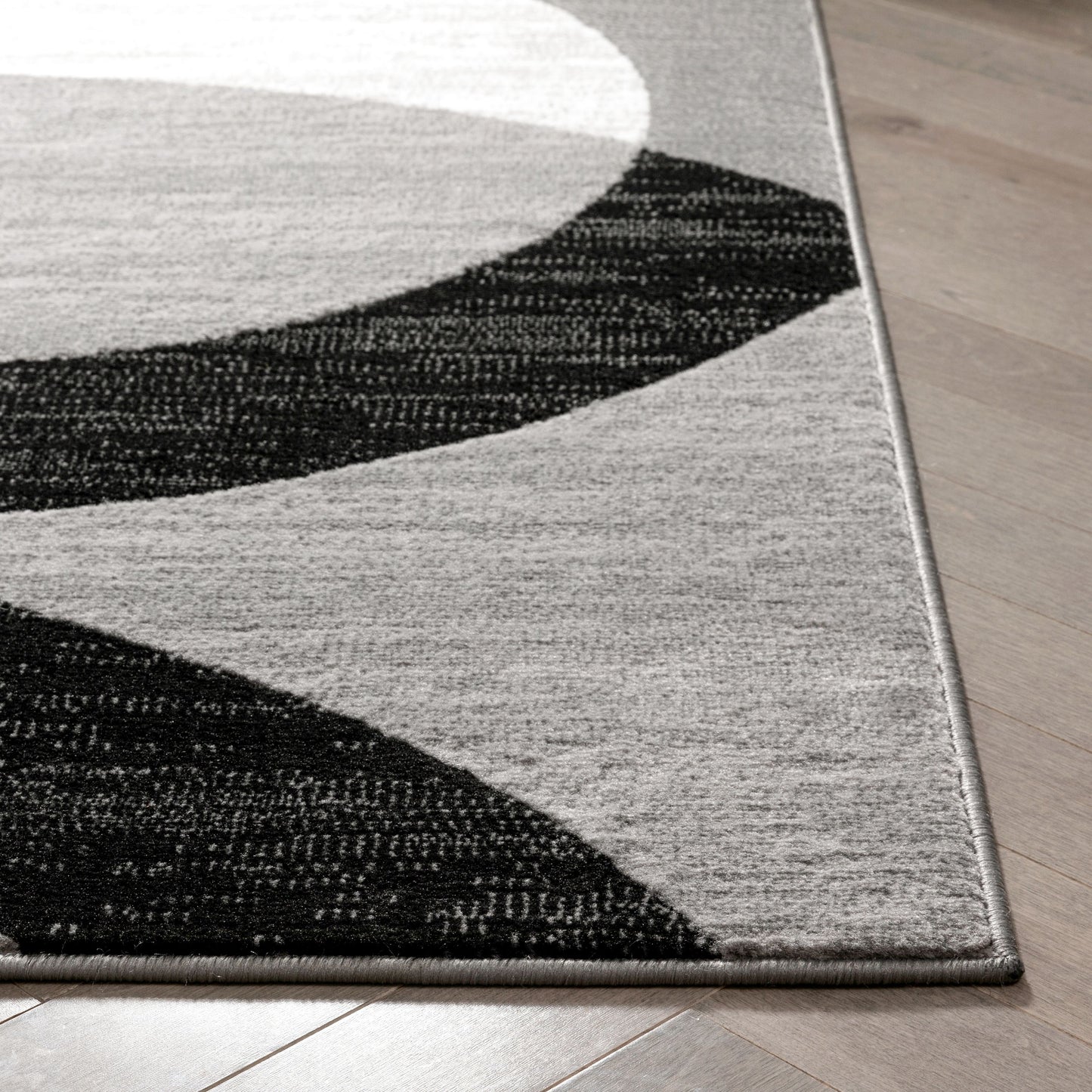 Bingo Grey Geometric Rug 1948