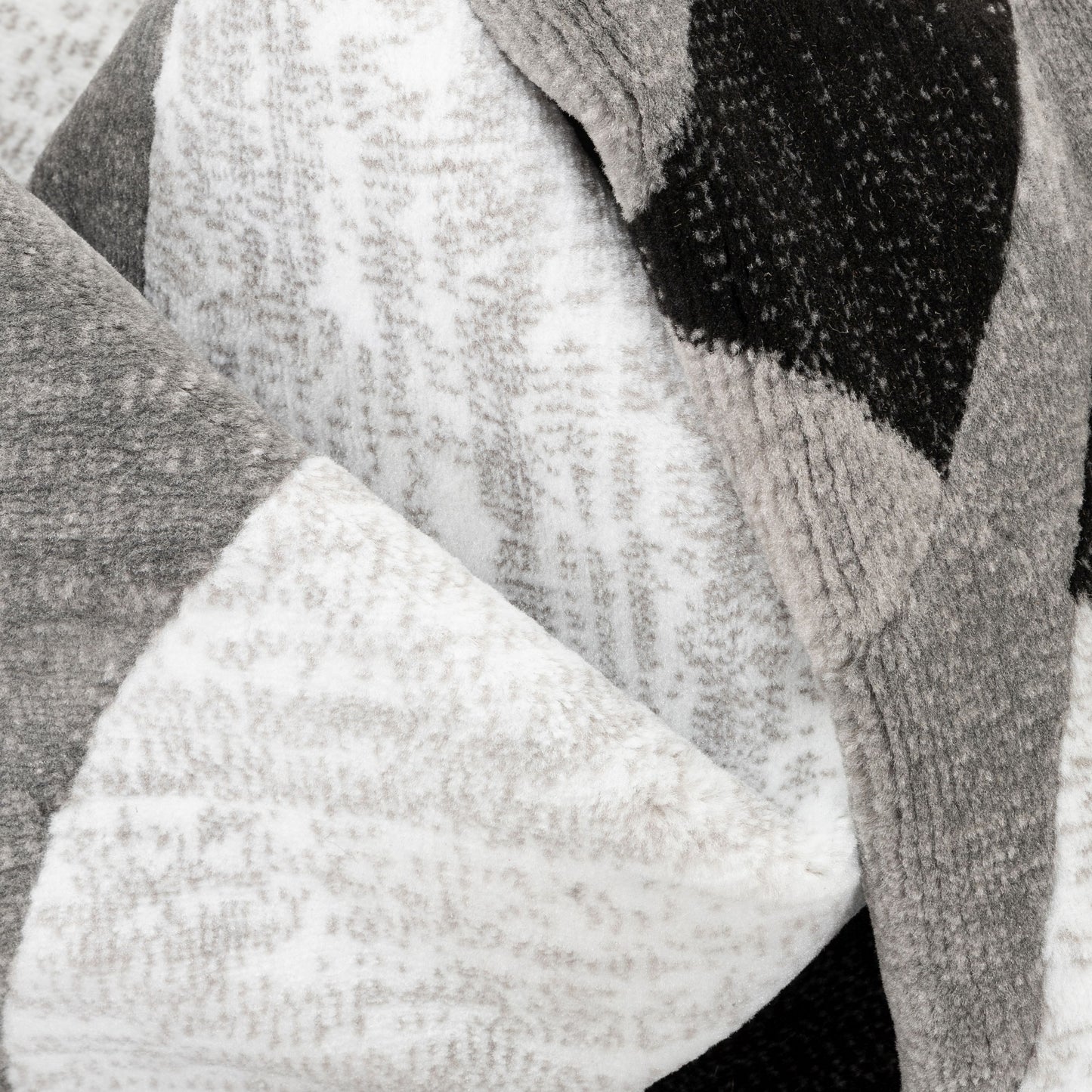 Bingo Grey Geometric Rug 1948