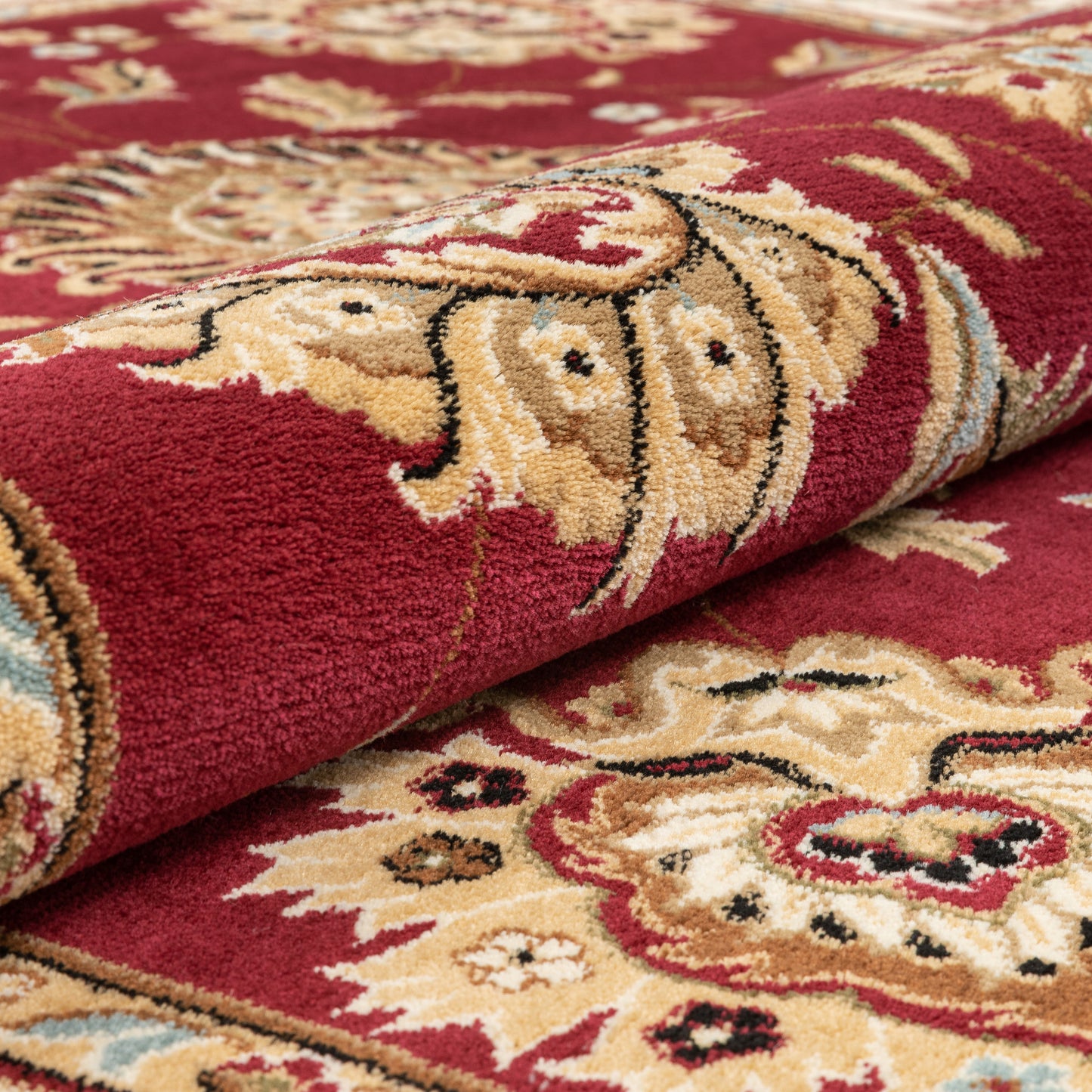 Abbasi Red Traditional Rug 3600
