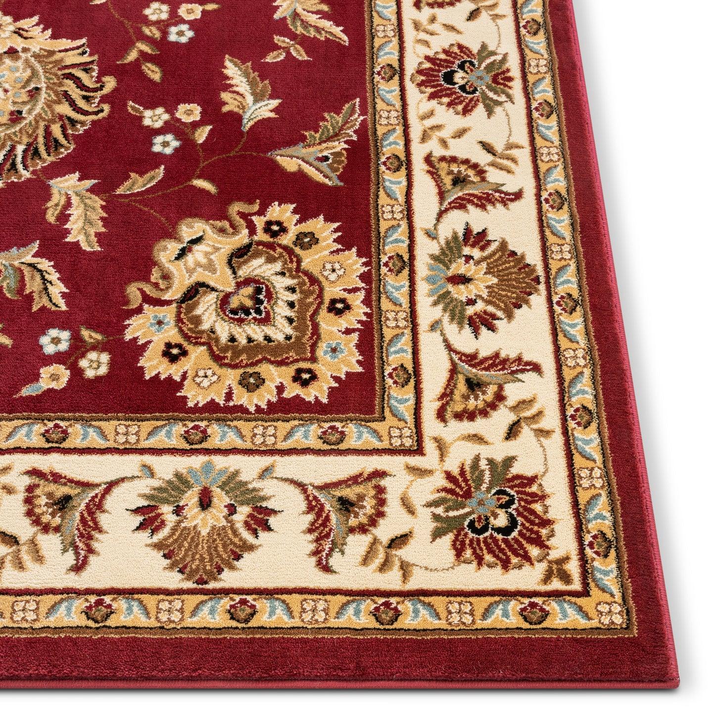 Abbasi Red Traditional Rug 3600
