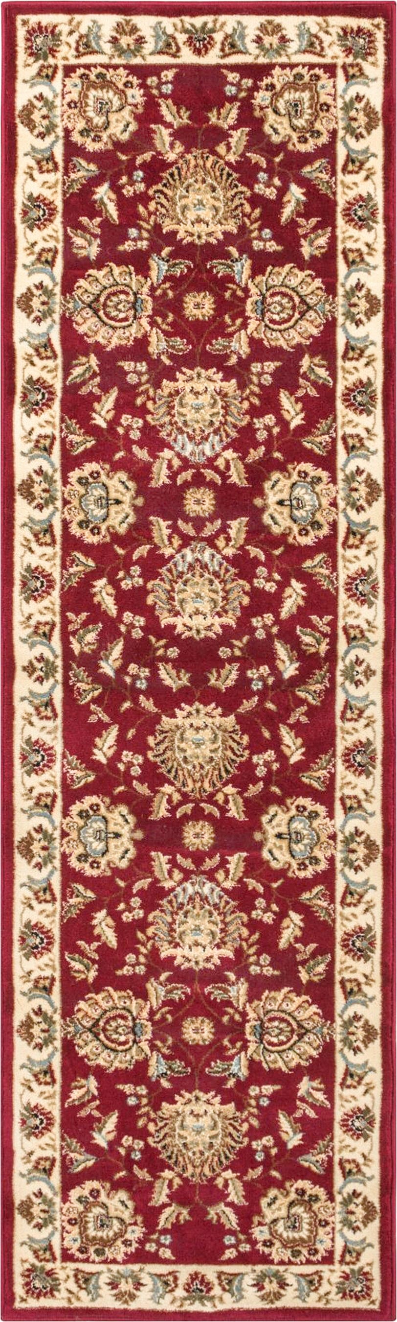 Abbasi Red Traditional Rug 3600