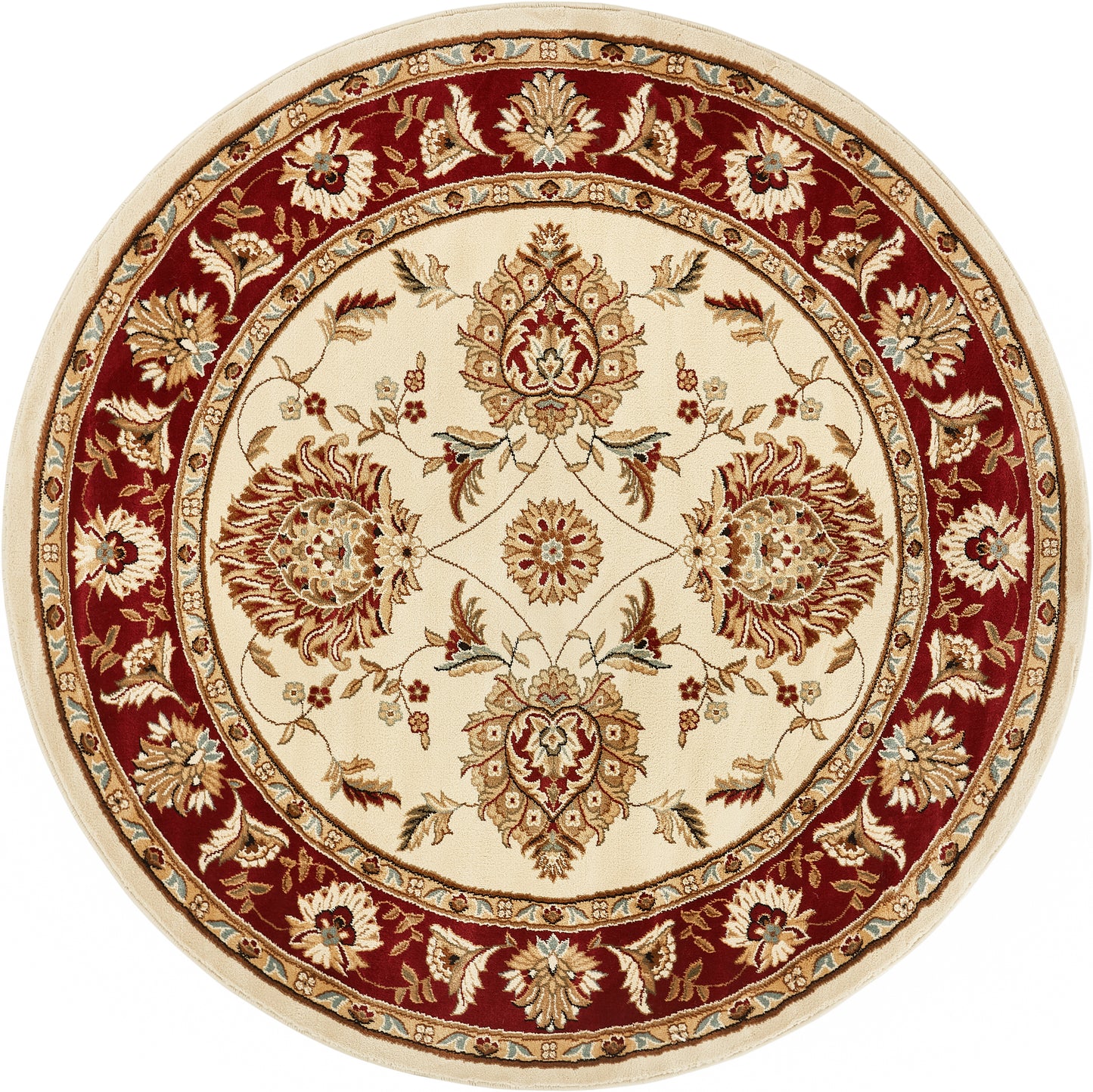 Abbasi Ivory Traditional Rug 3602