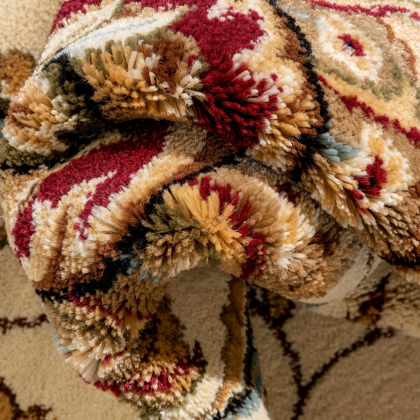 Abbasi Ivory Traditional Rug 3602
