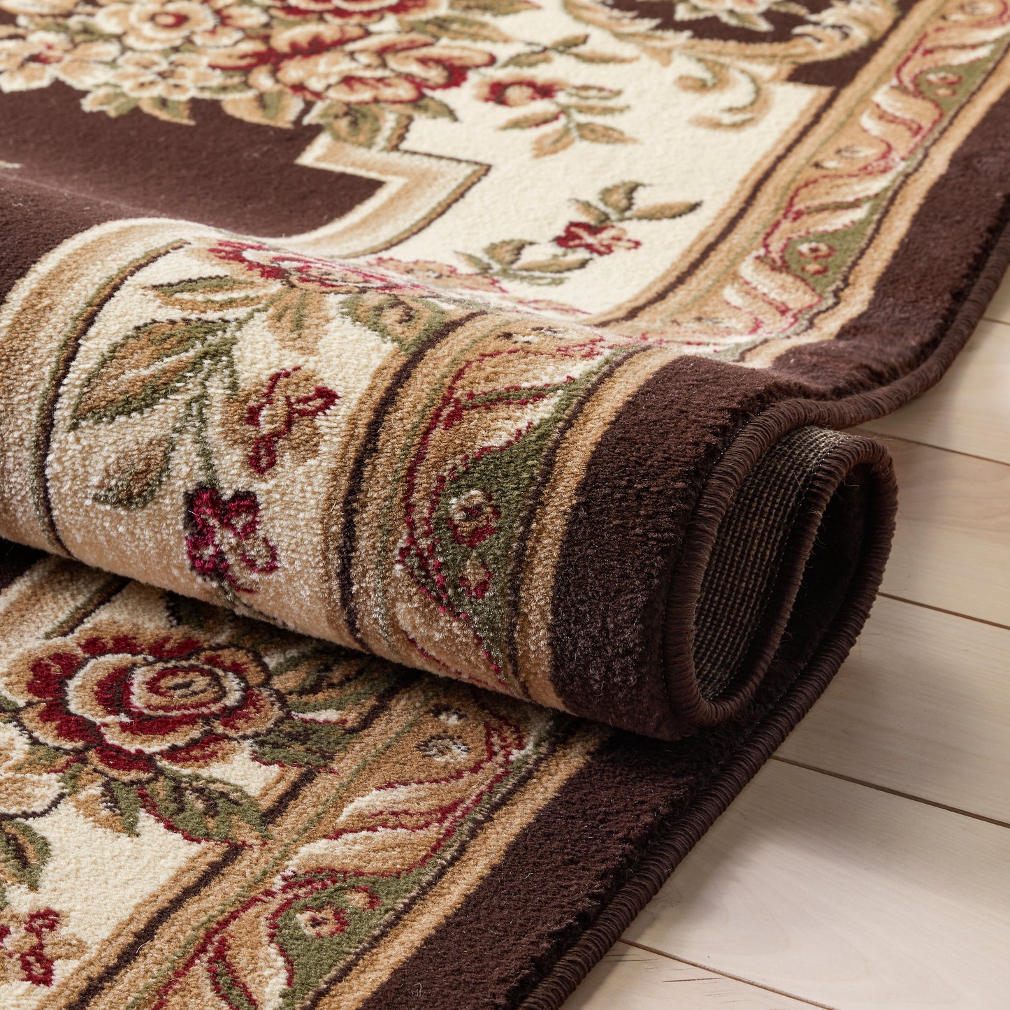 Le Petit Palais Brown Traditional Rug 3637
