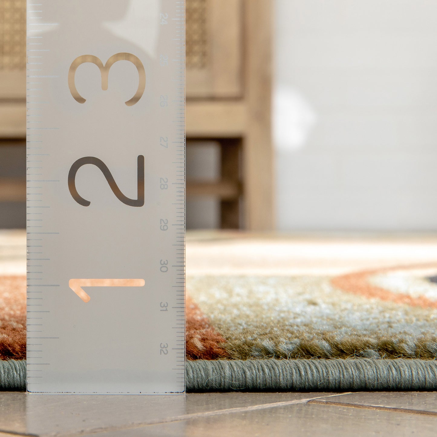 Arcs & Shapes Light Blue Modern Rug 54786