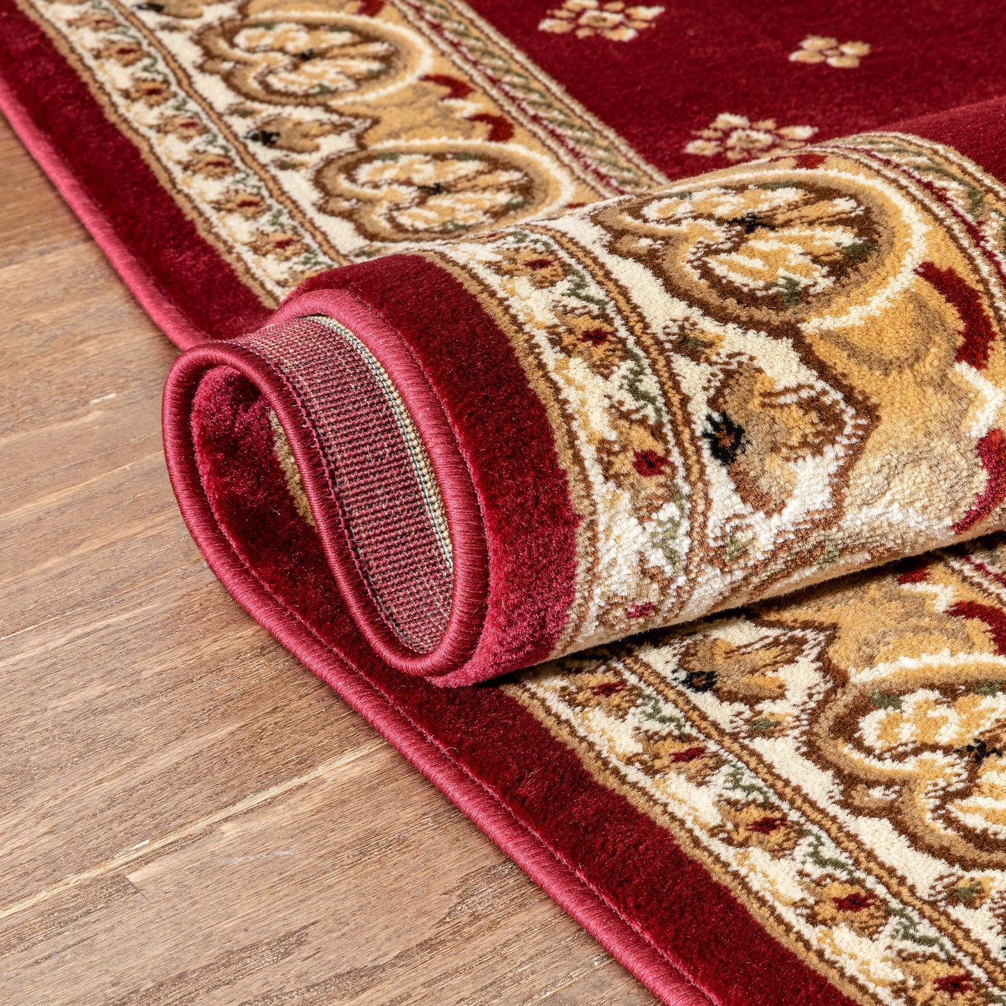 Hudson Terrace Red Traditional Rug 54890