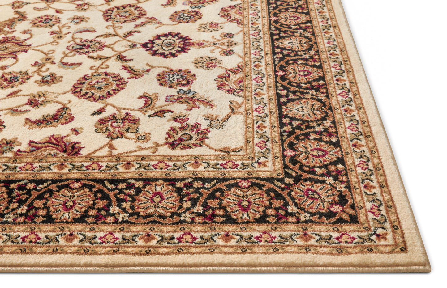 Sarouk Ivory Traditional Rug 54932