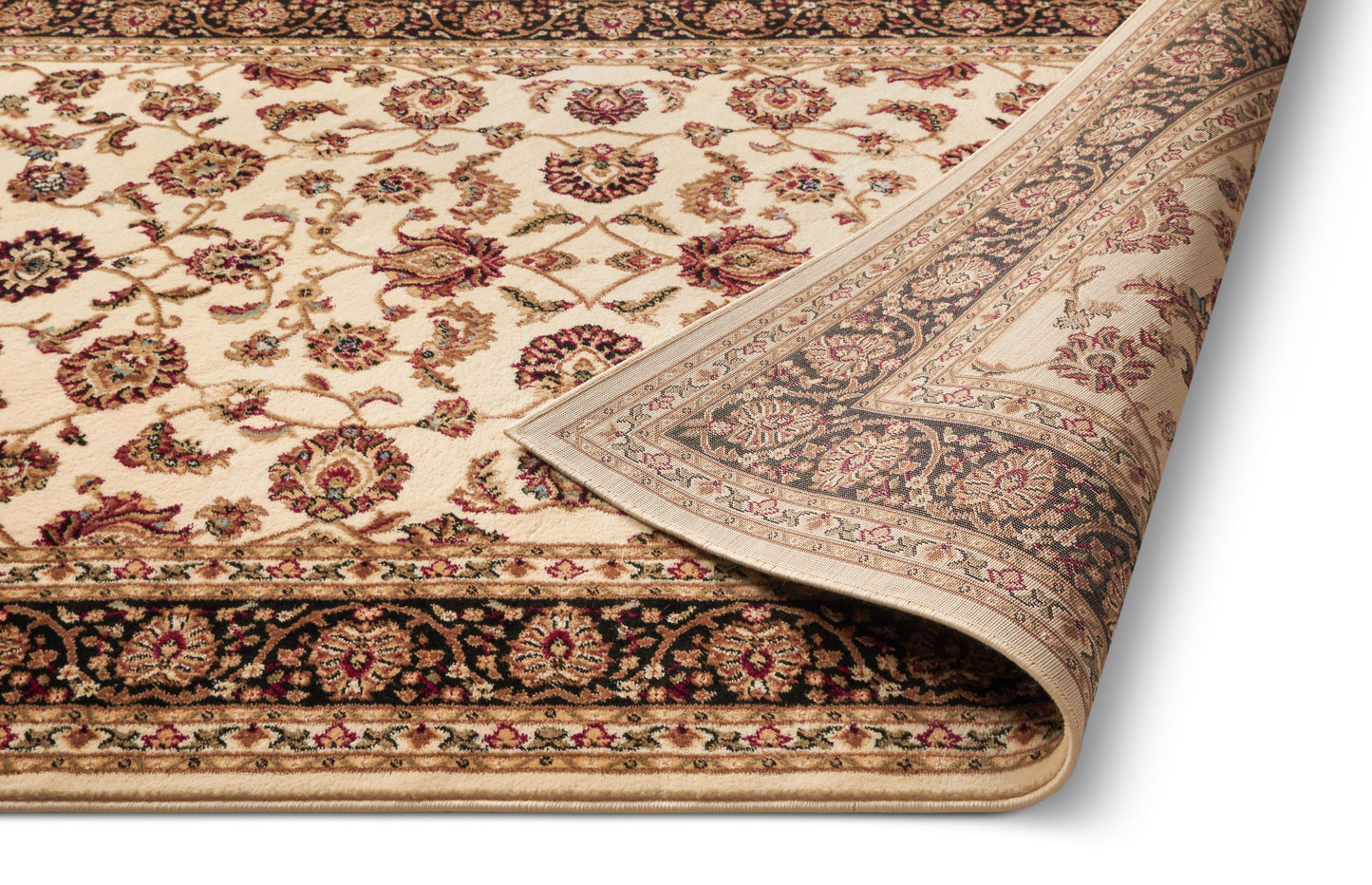 Sarouk Ivory Traditional Rug 54932