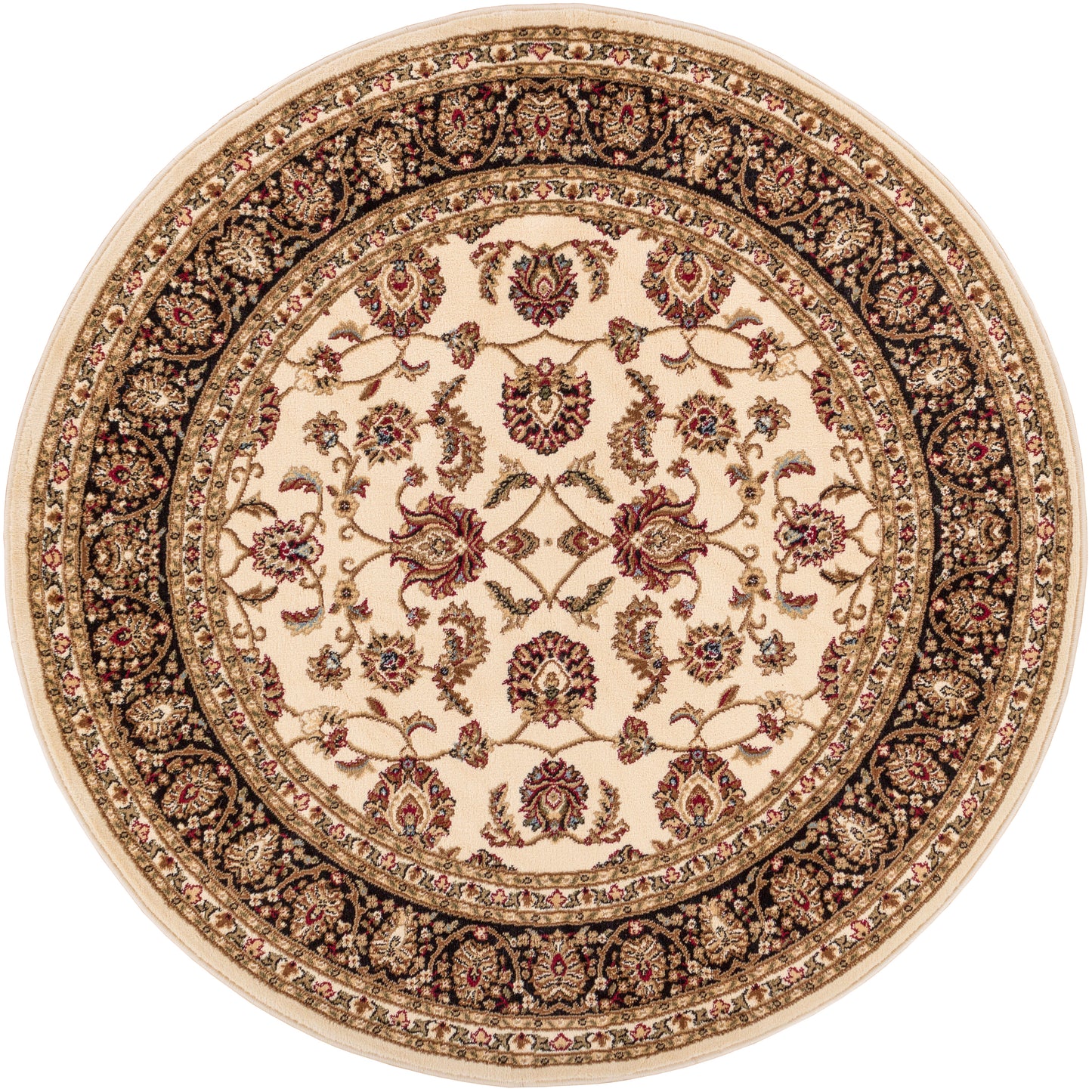 Sarouk Ivory Traditional Rug 54932
