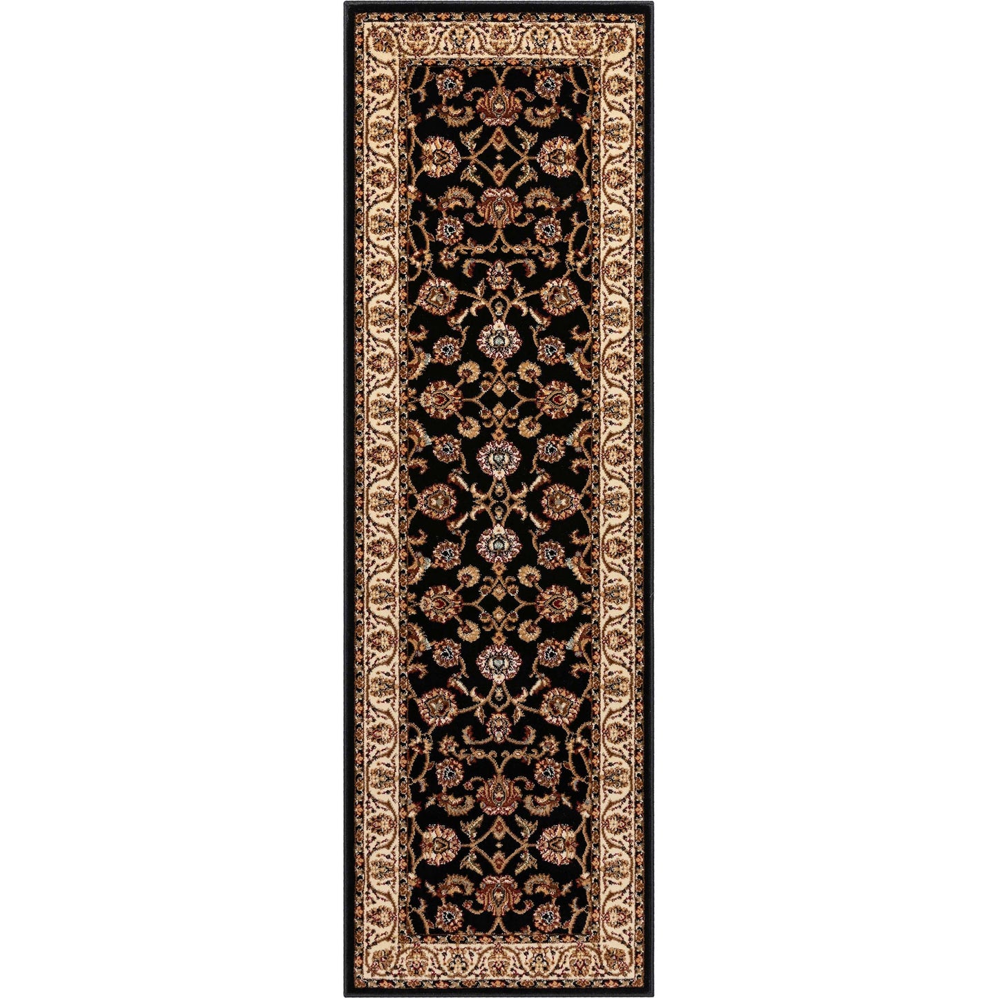 Sarouk Black Traditional Rug 54933