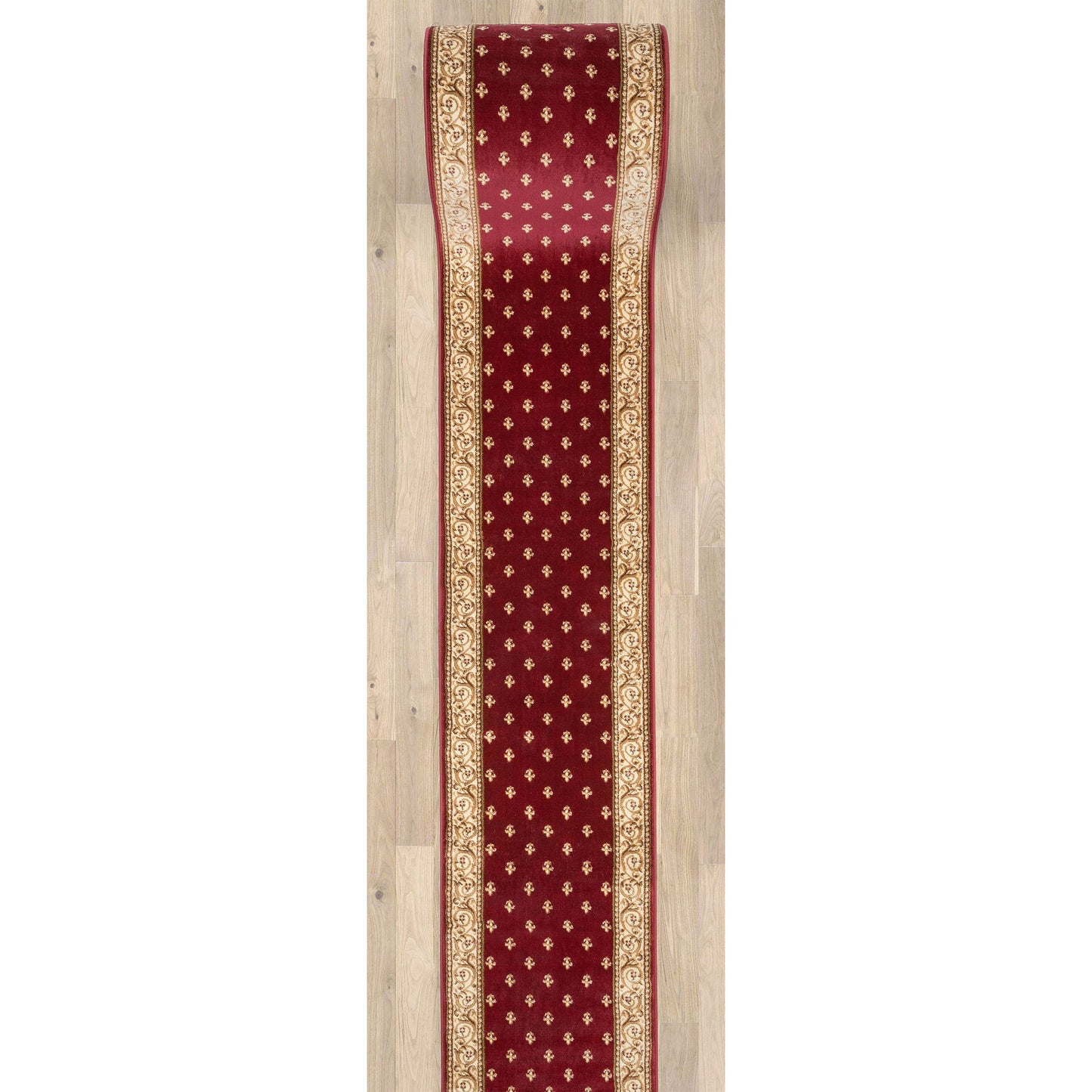 Barclay Fleur De Lis Red Roll 55000