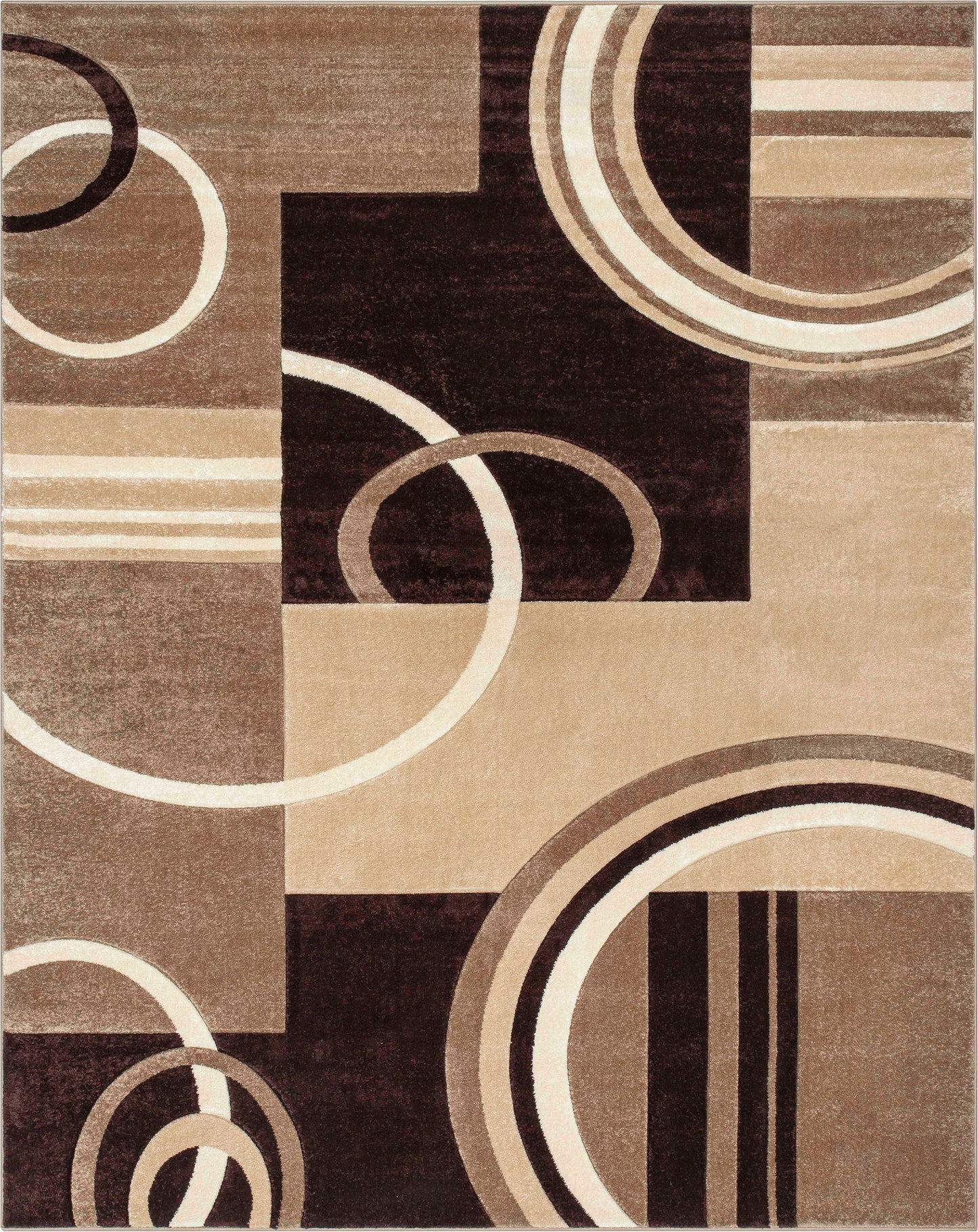 Galaxy Waves Ivory Modern Rug 60012