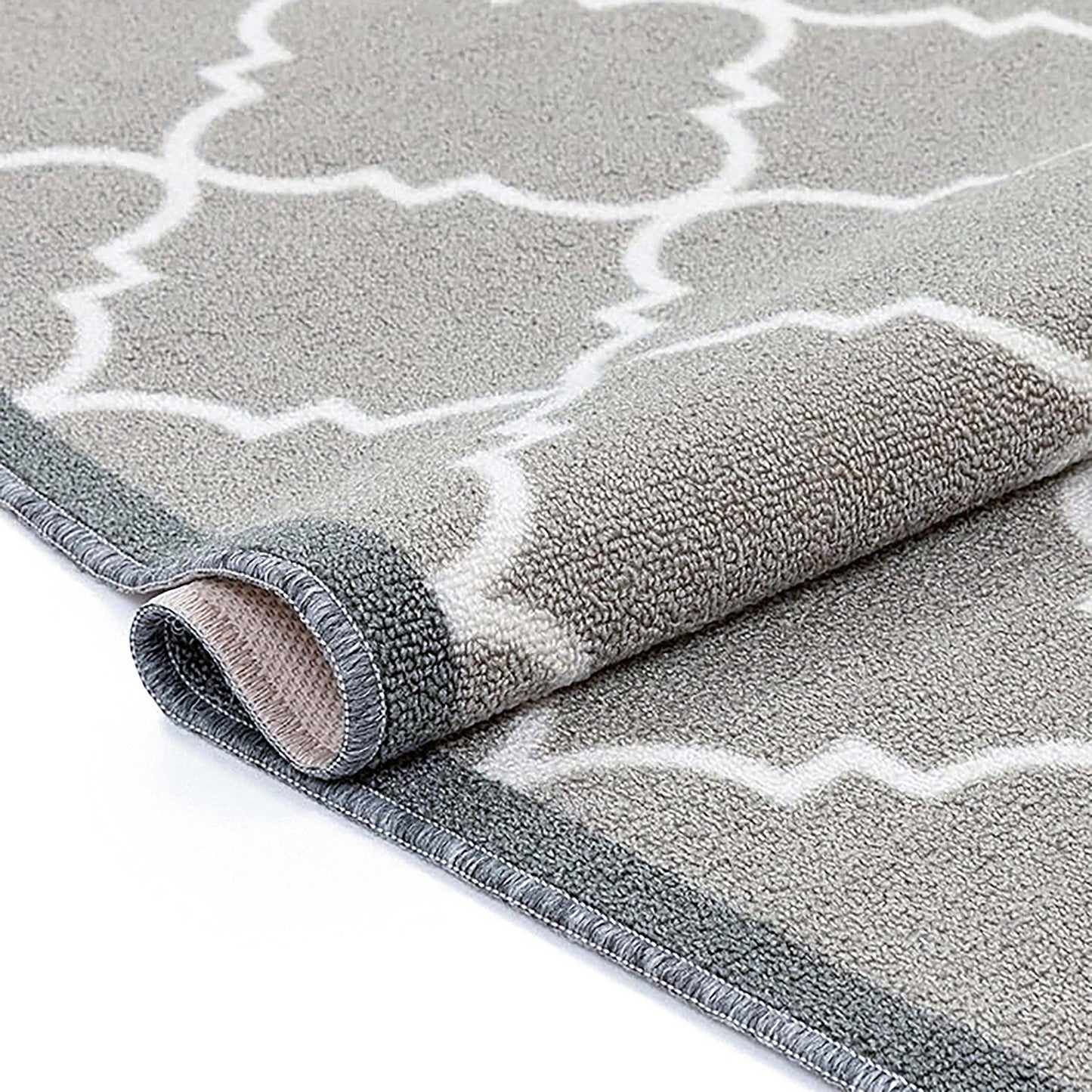 Kings Court Brooklyn Trellis Grey 6518-STE