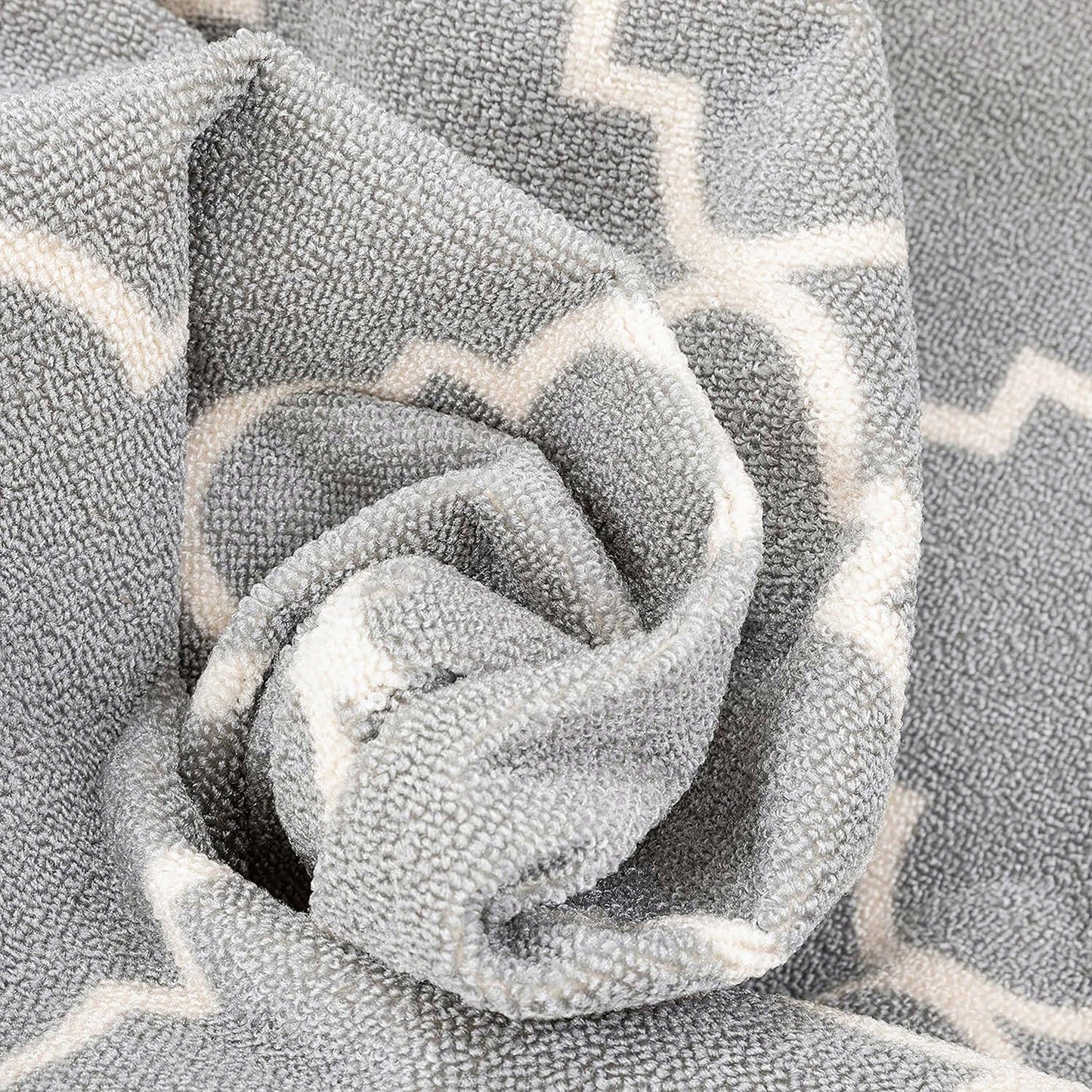 Kings Court Brooklyn Trellis Grey 6518-STE