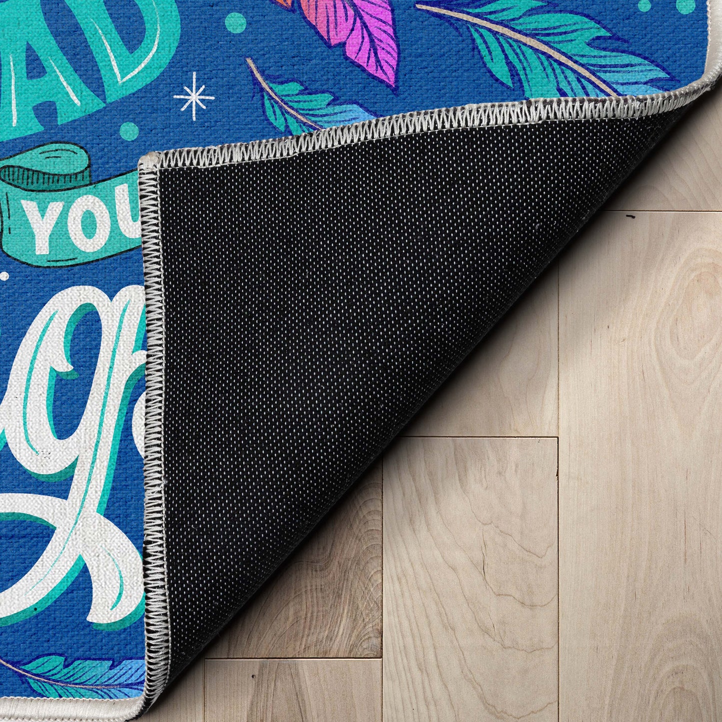 Crayola Spread Your Wings Blue Rug CRA-03A
