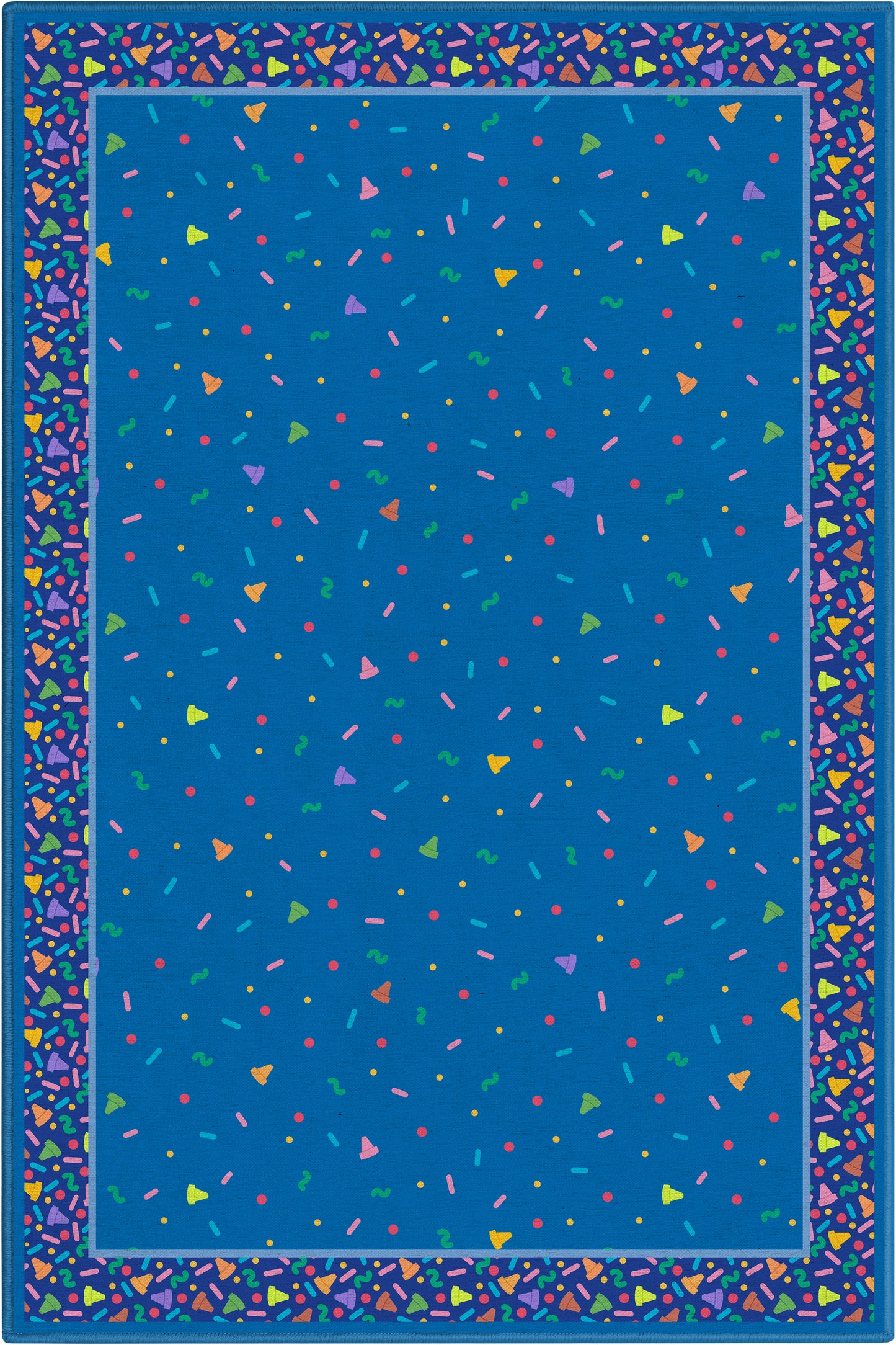 Crayola Confetti Blue Rug CRA-06A