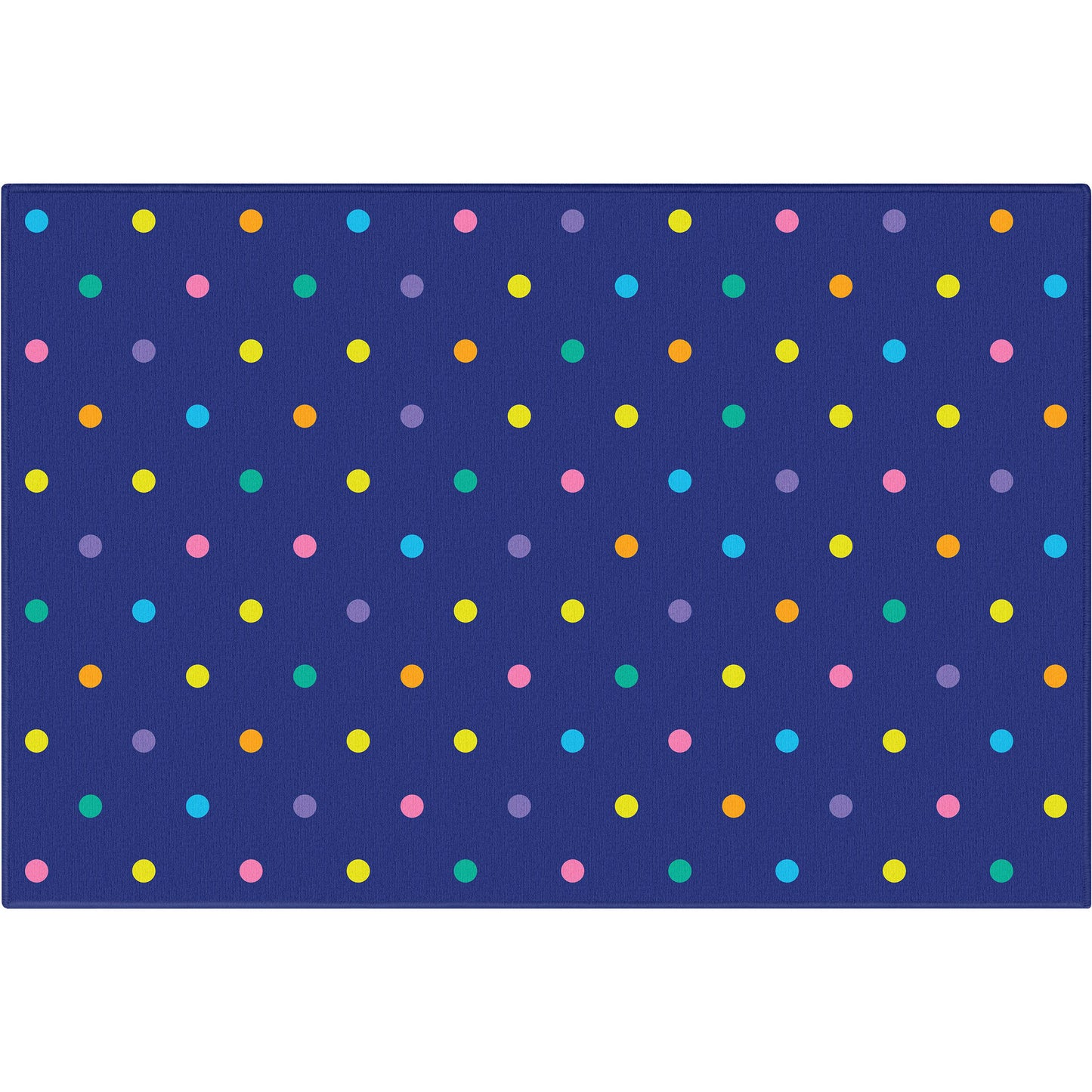 Crayola Polka Dot Blue Rug CRA-11A