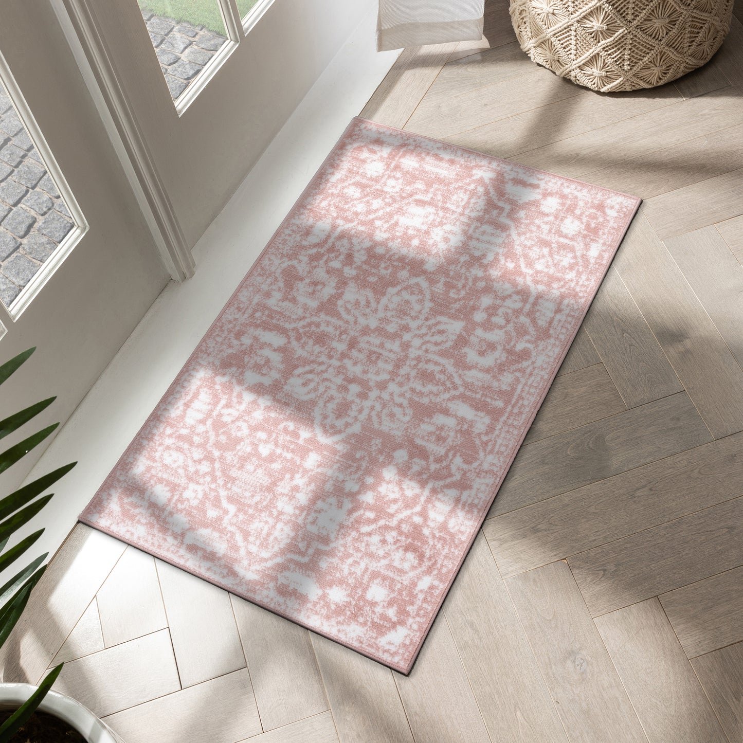Disa Vintage Medallion Blush Soft Rug DZ-00