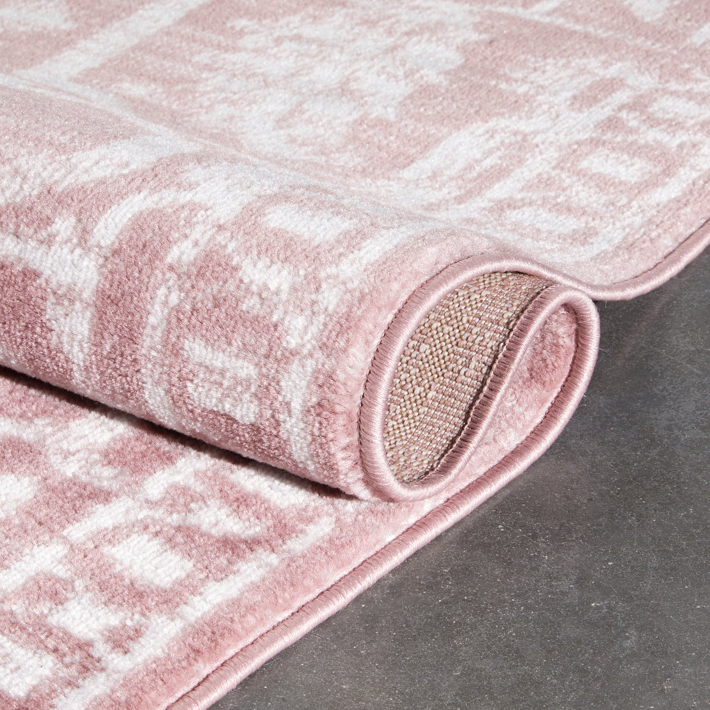 Disa Vintage Medallion Blush Soft Rug DZ-00