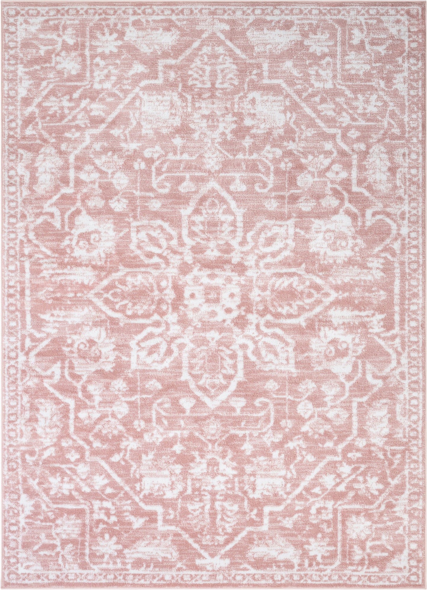 Disa Vintage Medallion Blush Soft Rug DZ-00