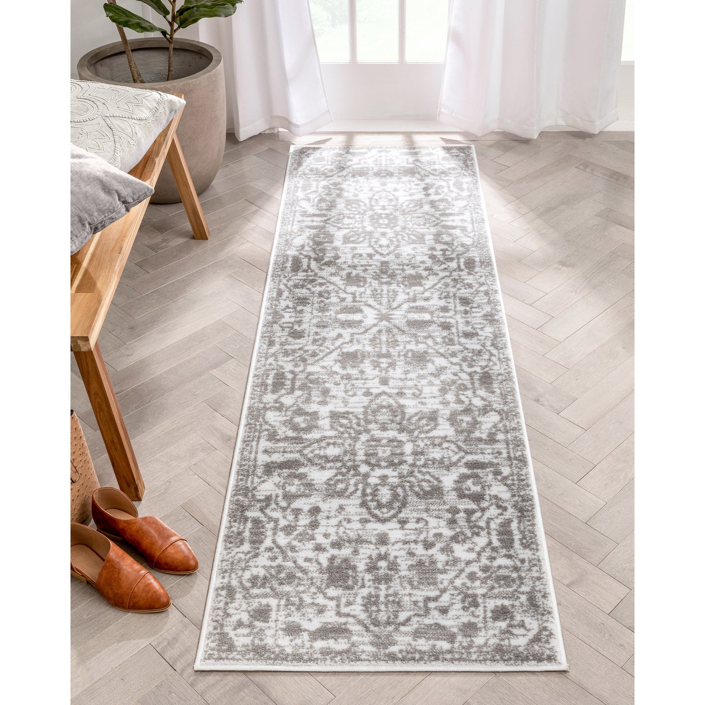 Disa Vintage Medallion Cream Soft Rug DZ-02
