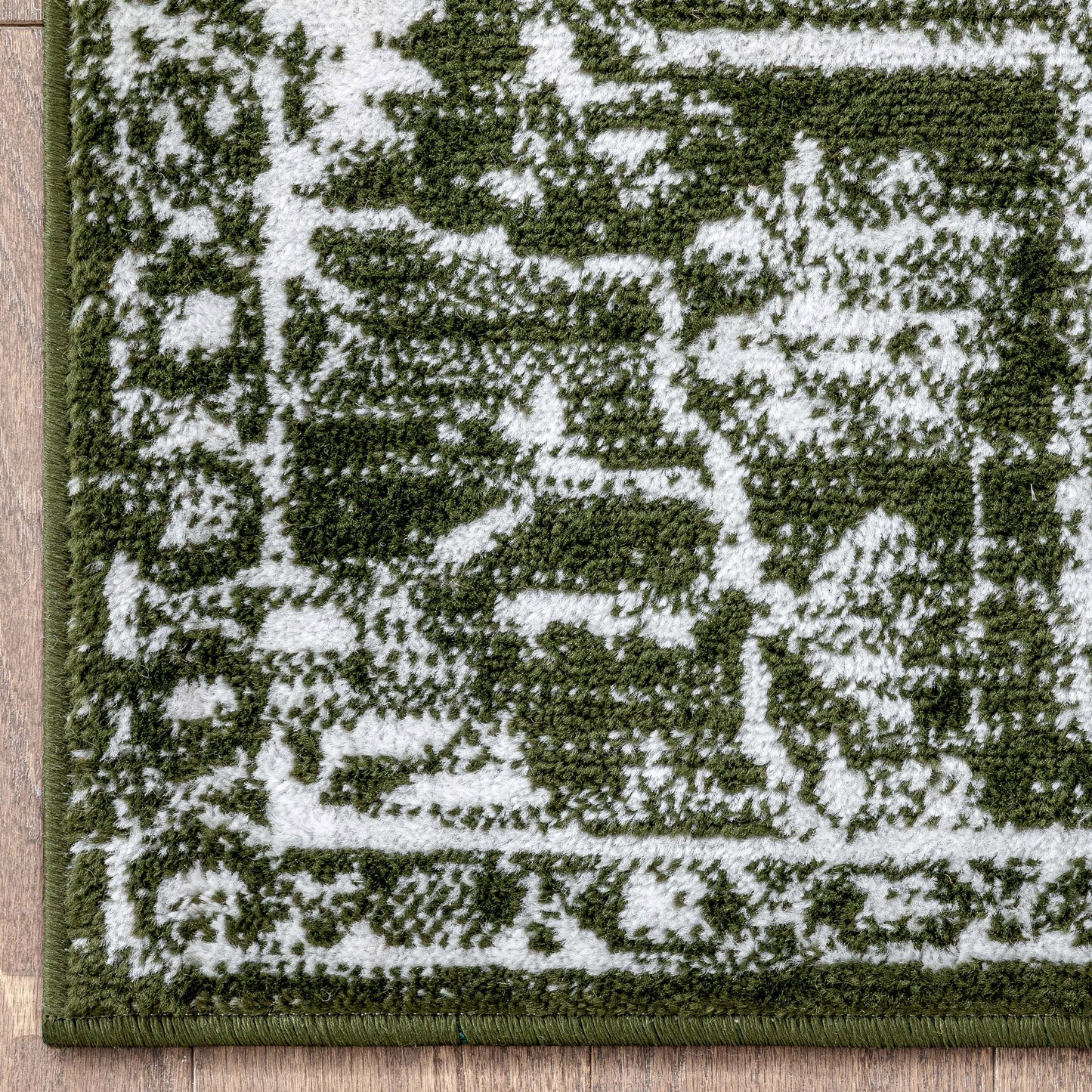 Disa Vintage Medallion Green Soft Rug DZ-05