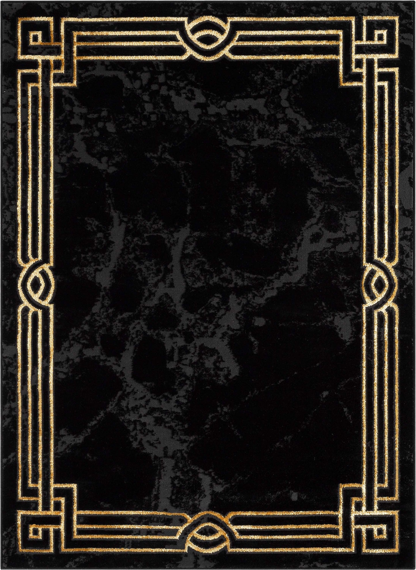 Fairmont Huntington Black Gold Rug FRM-76
