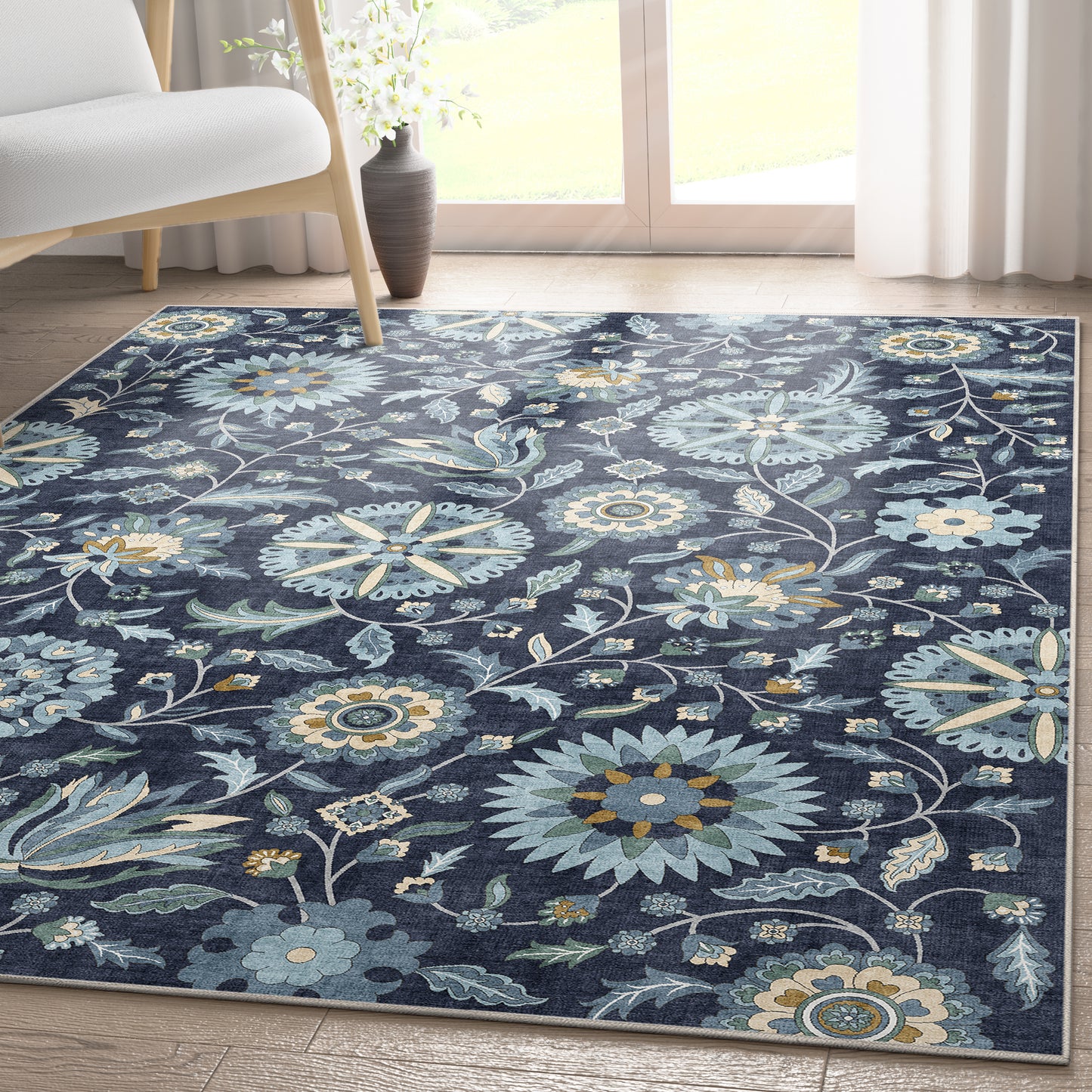 Kings Court Charlotte Blue Rug IP-KC-180