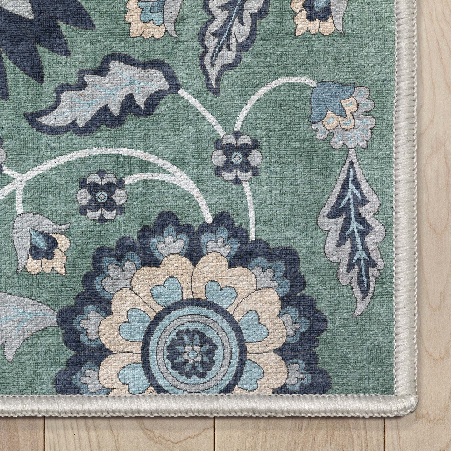 Kings Court Charlotte Green Rug IP-KC-181
