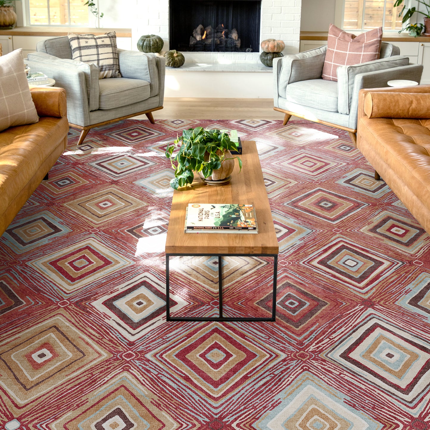 Kings Court Richard Red Rug IP-KC-200