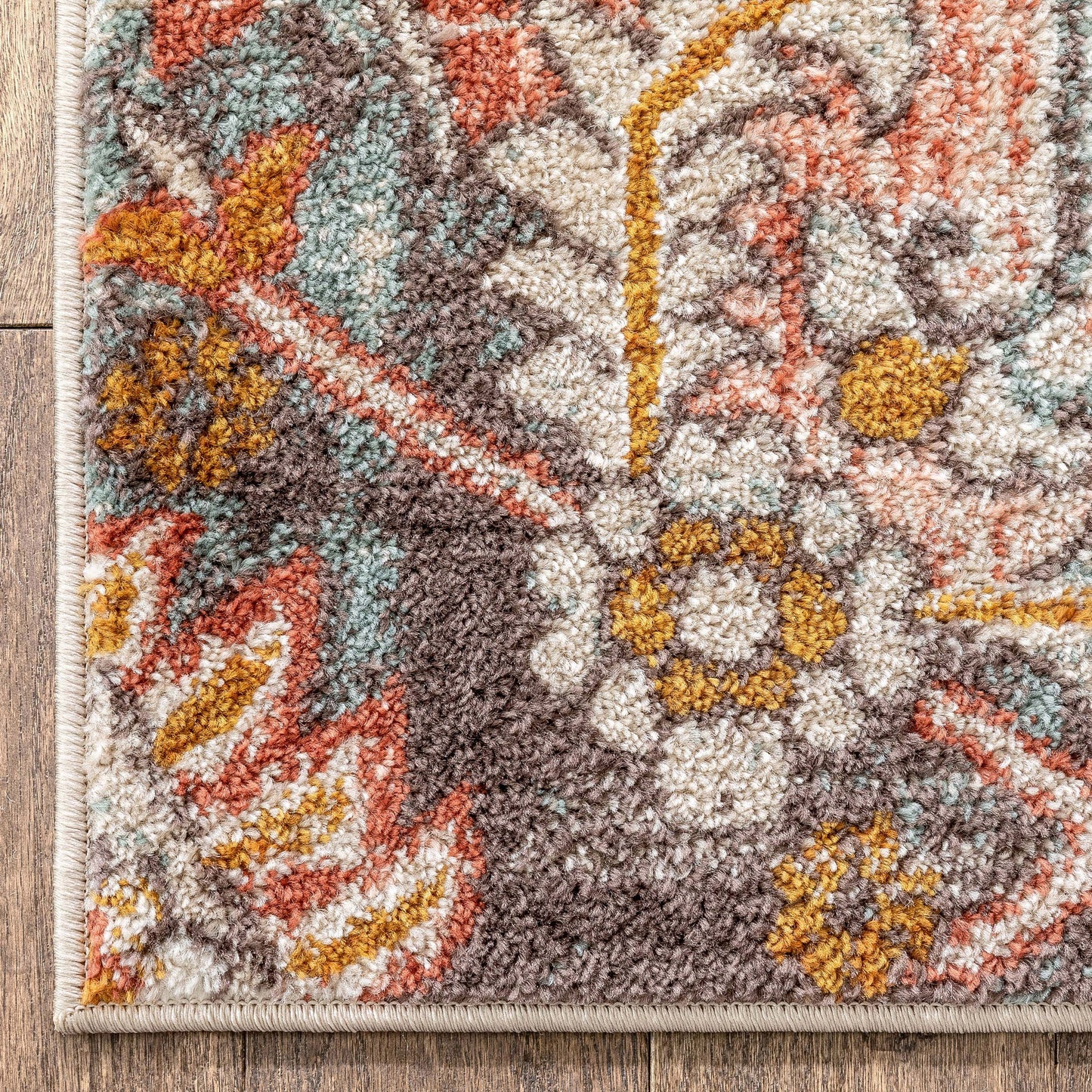Gwendolyn Blush Bohemian Oriental Medallion Rug MC-199