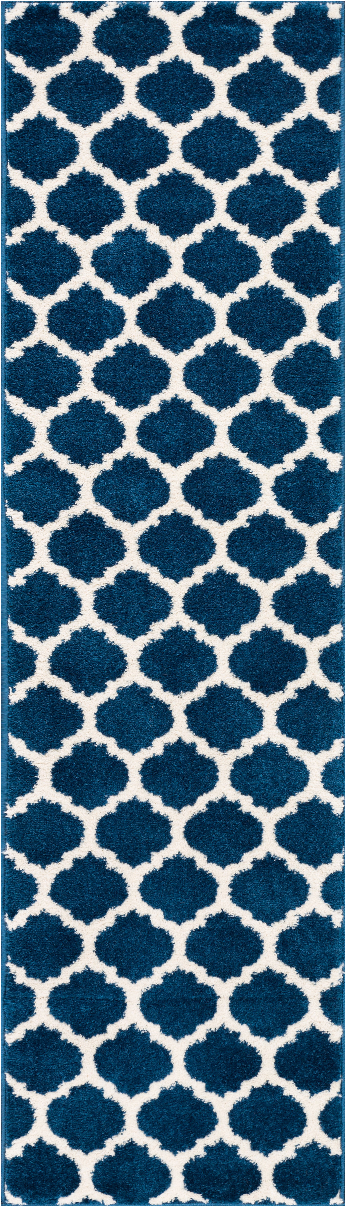Zoe Blue Modern Trellis Rug MC-54
