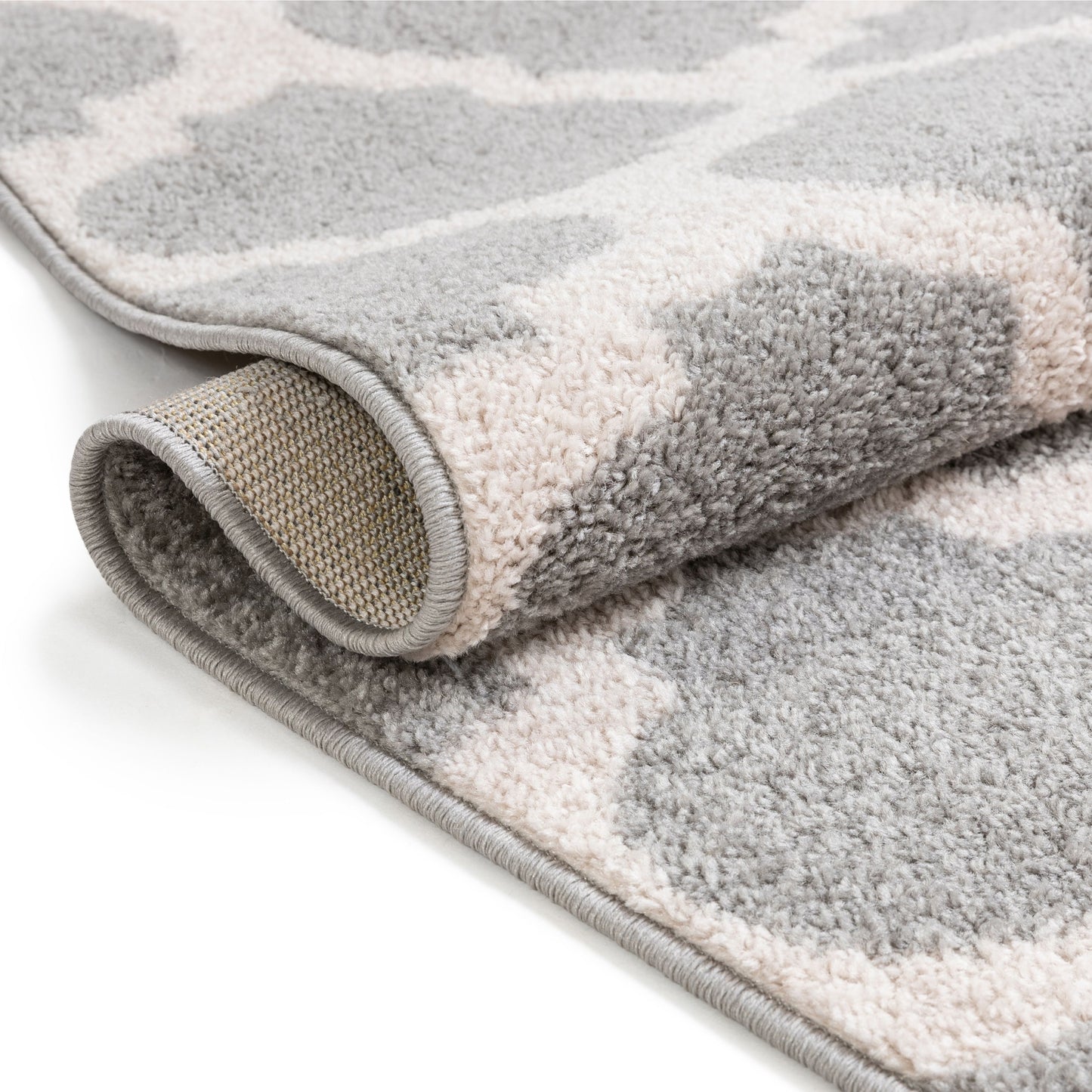 Zoe Grey Modern Trellis Rug MC-58