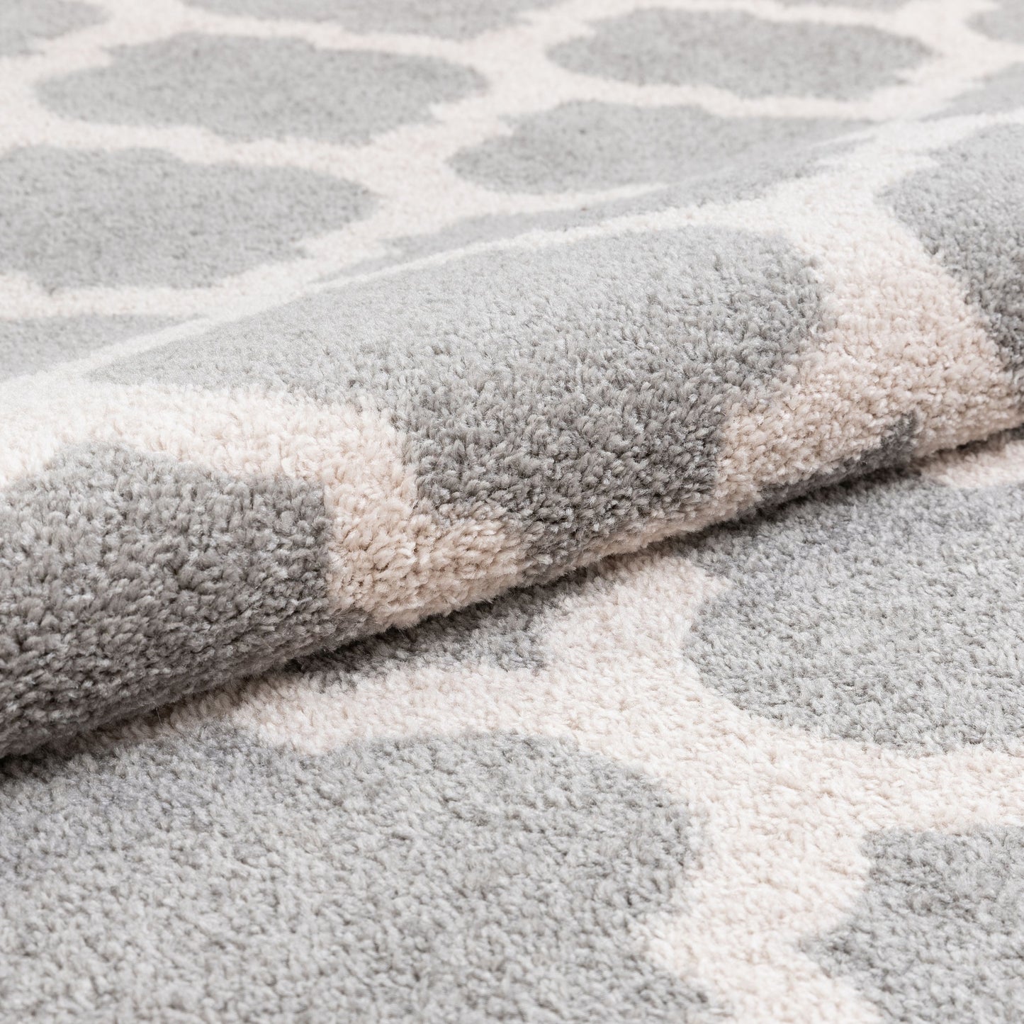 Zoe Grey Modern Trellis Rug MC-58