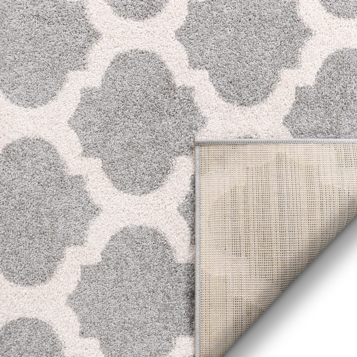 Zoe Grey Modern Trellis Rug MC-58