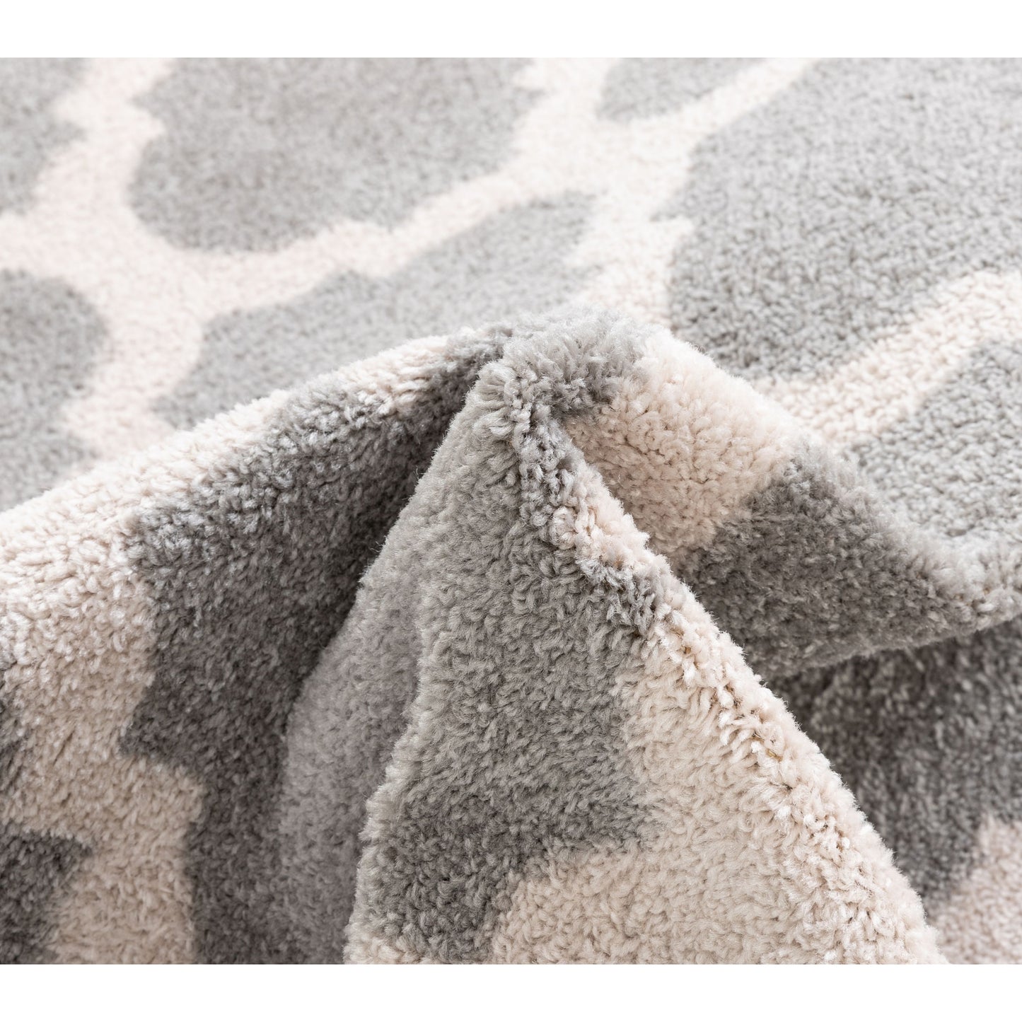 Zoe Grey Modern Trellis Rug MC-58