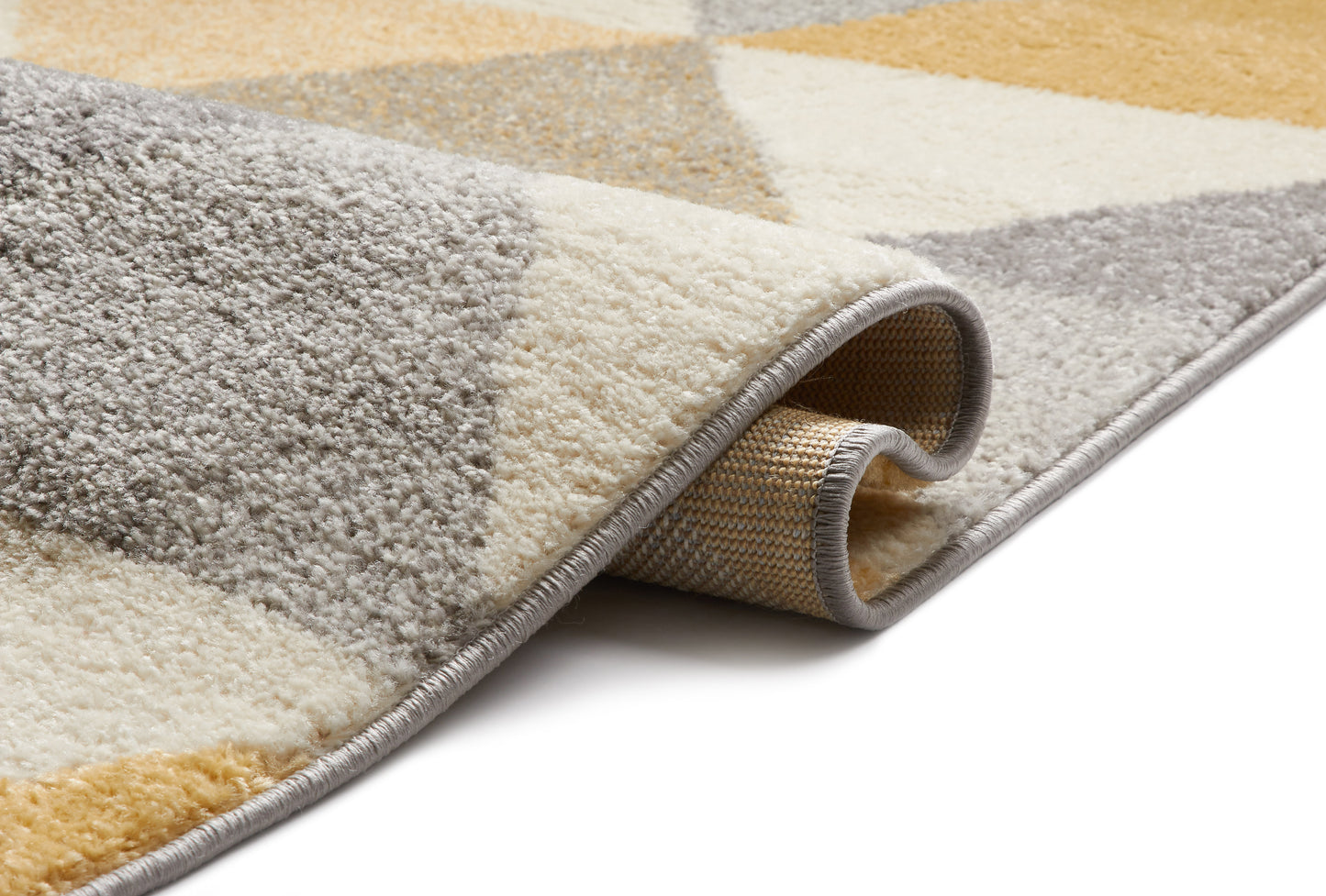 Alvin Gold Modern Geometric Rug MC-62