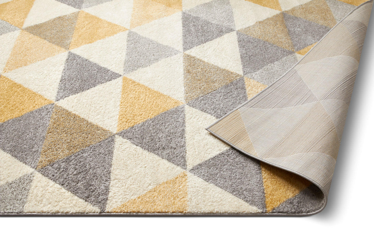 Alvin Gold Modern Geometric Rug MC-62
