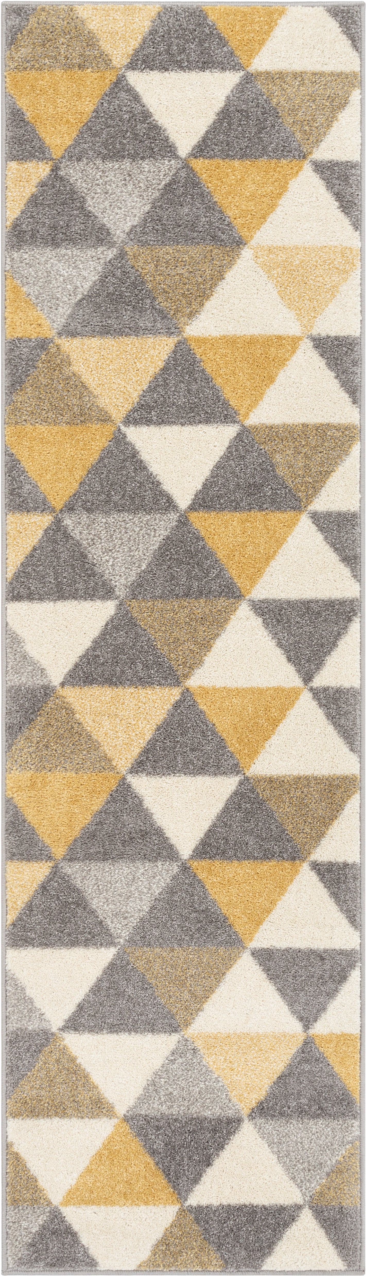 Alvin Gold Modern Geometric Rug MC-62