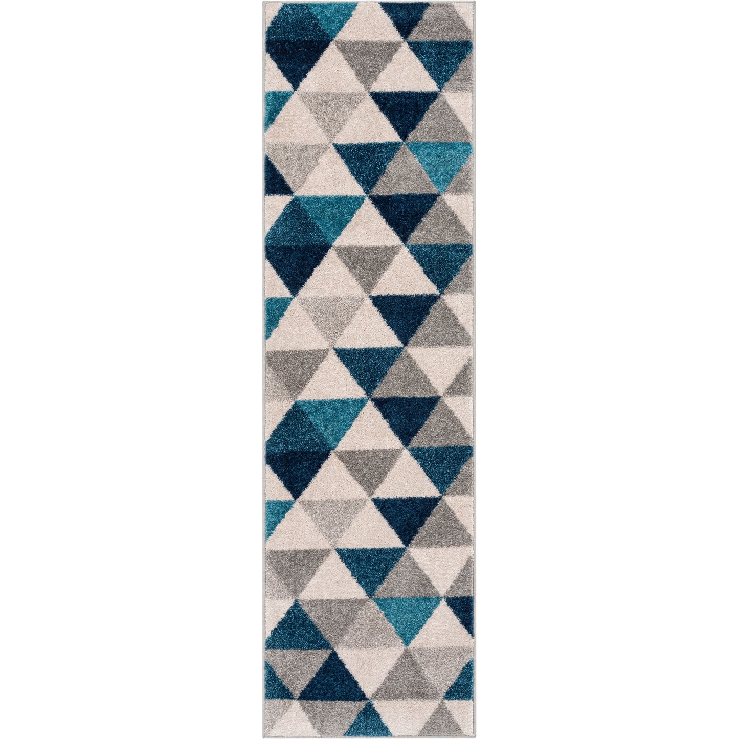 Alvin Blue Modern Geometric Rug MC-66