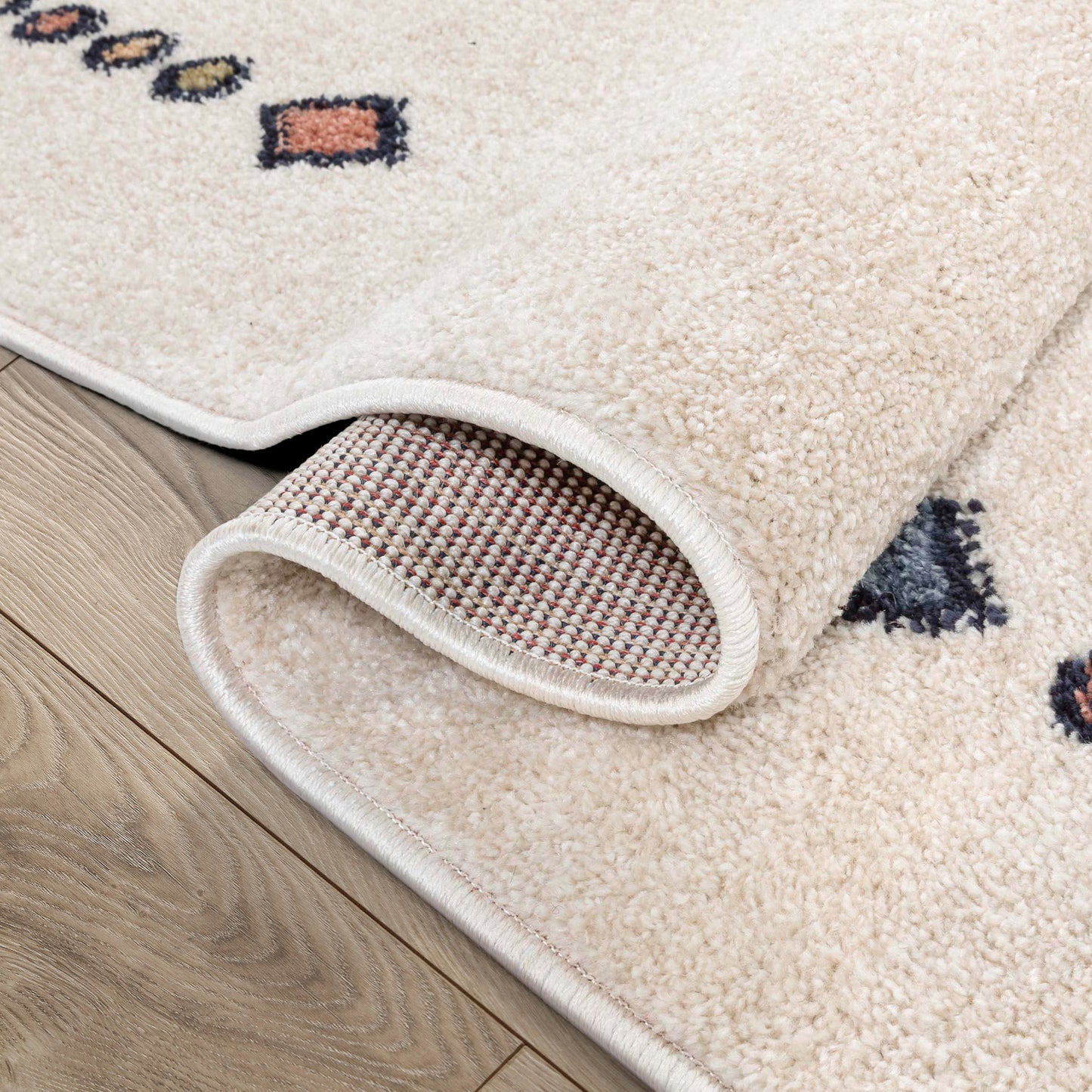 Huron Bohemian Vintage Tribal Beige Rug MG-152