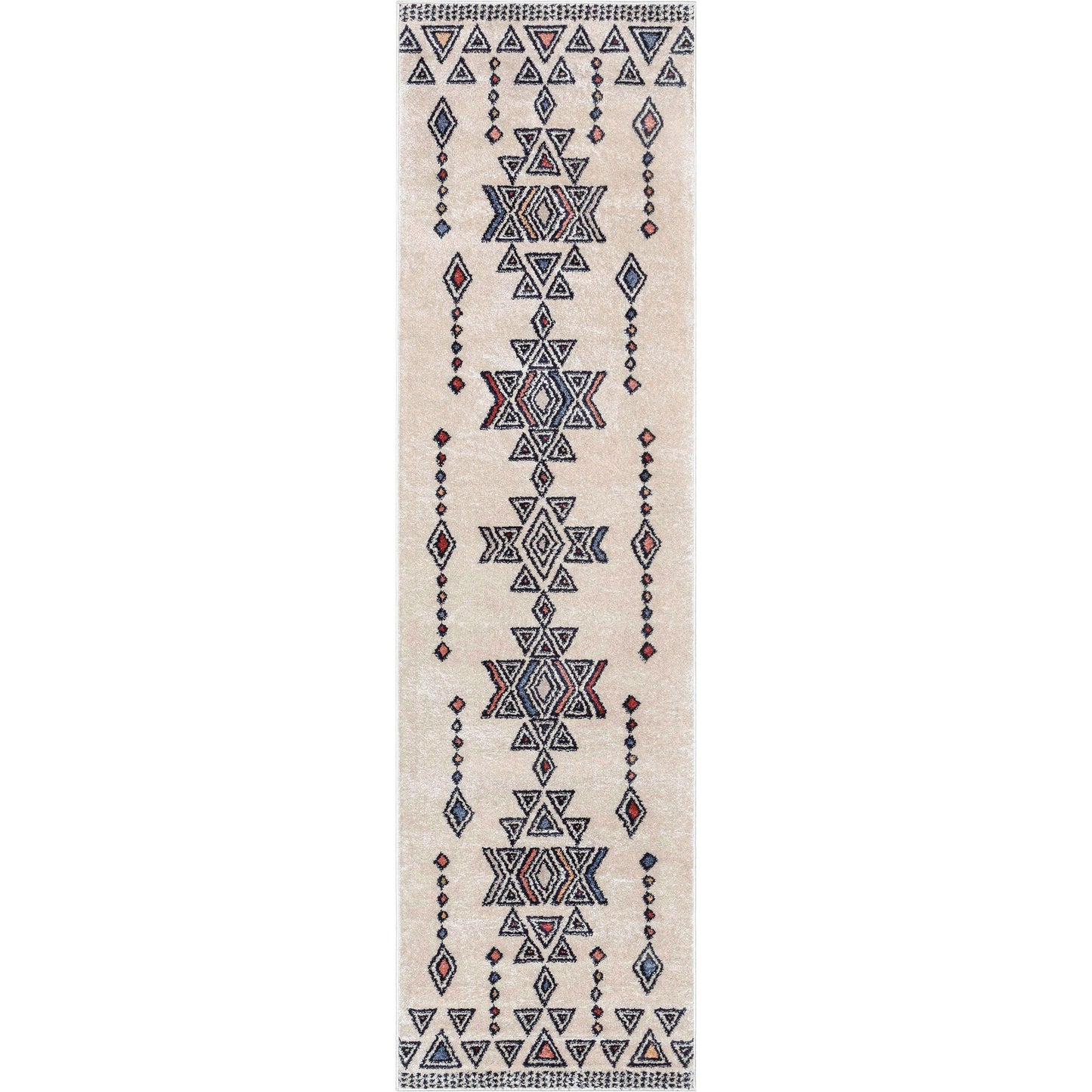 Huron Bohemian Vintage Tribal Beige Rug MG-152