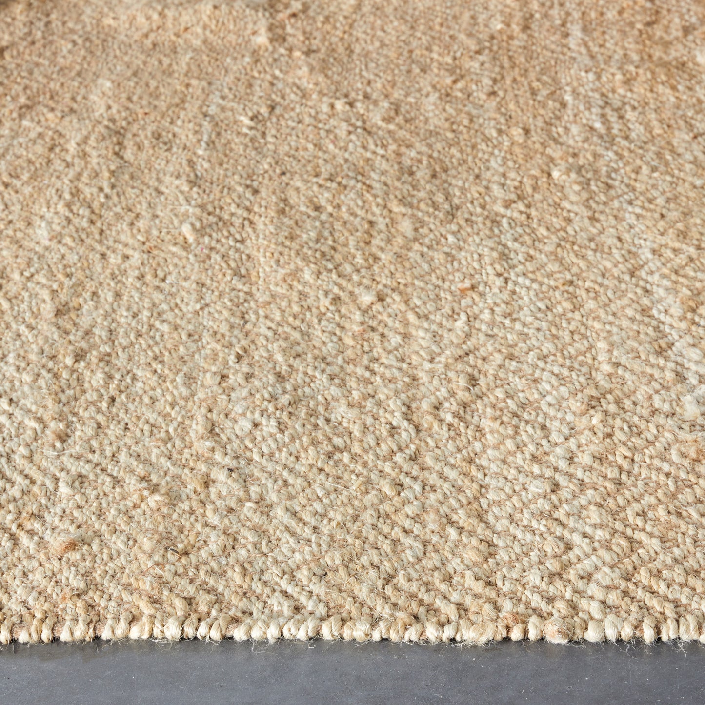 Jasmin Jute Chevron Natural Hand-Woven Chunky-Textured Rug MON-12