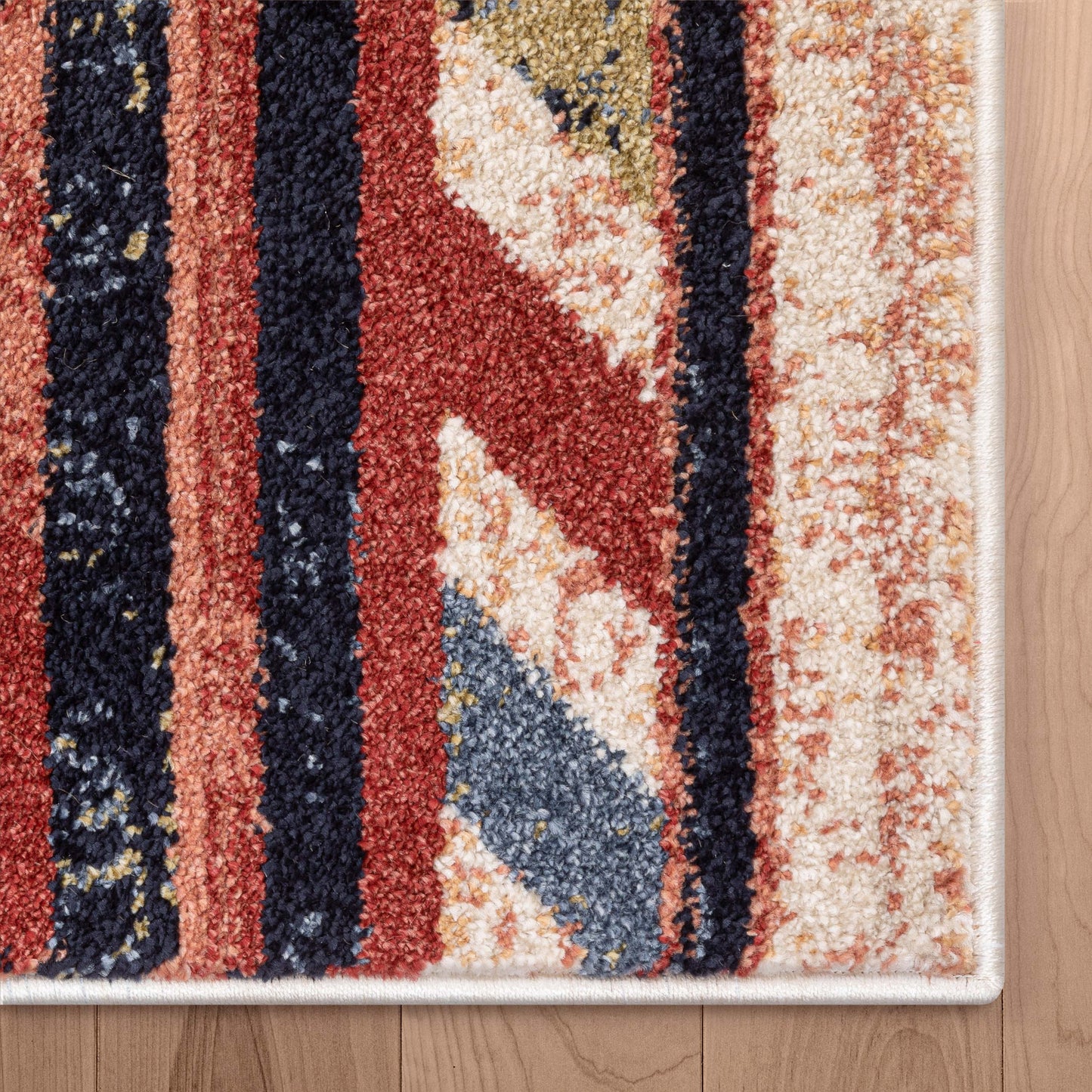 Lea Cream Traditional Southwestern Tribal Rug TU-102