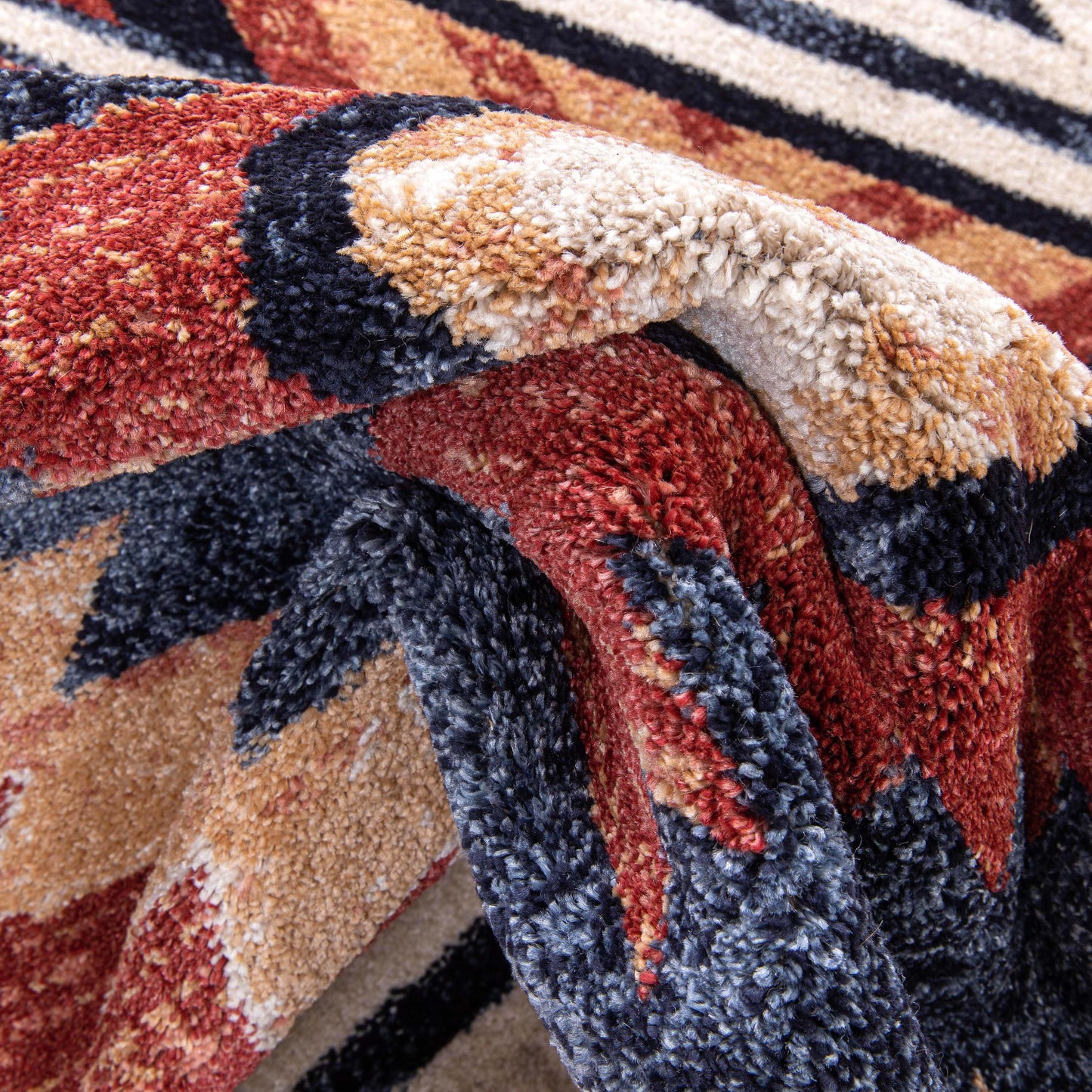 Lea Cream Traditional Southwestern Tribal Rug TU-102